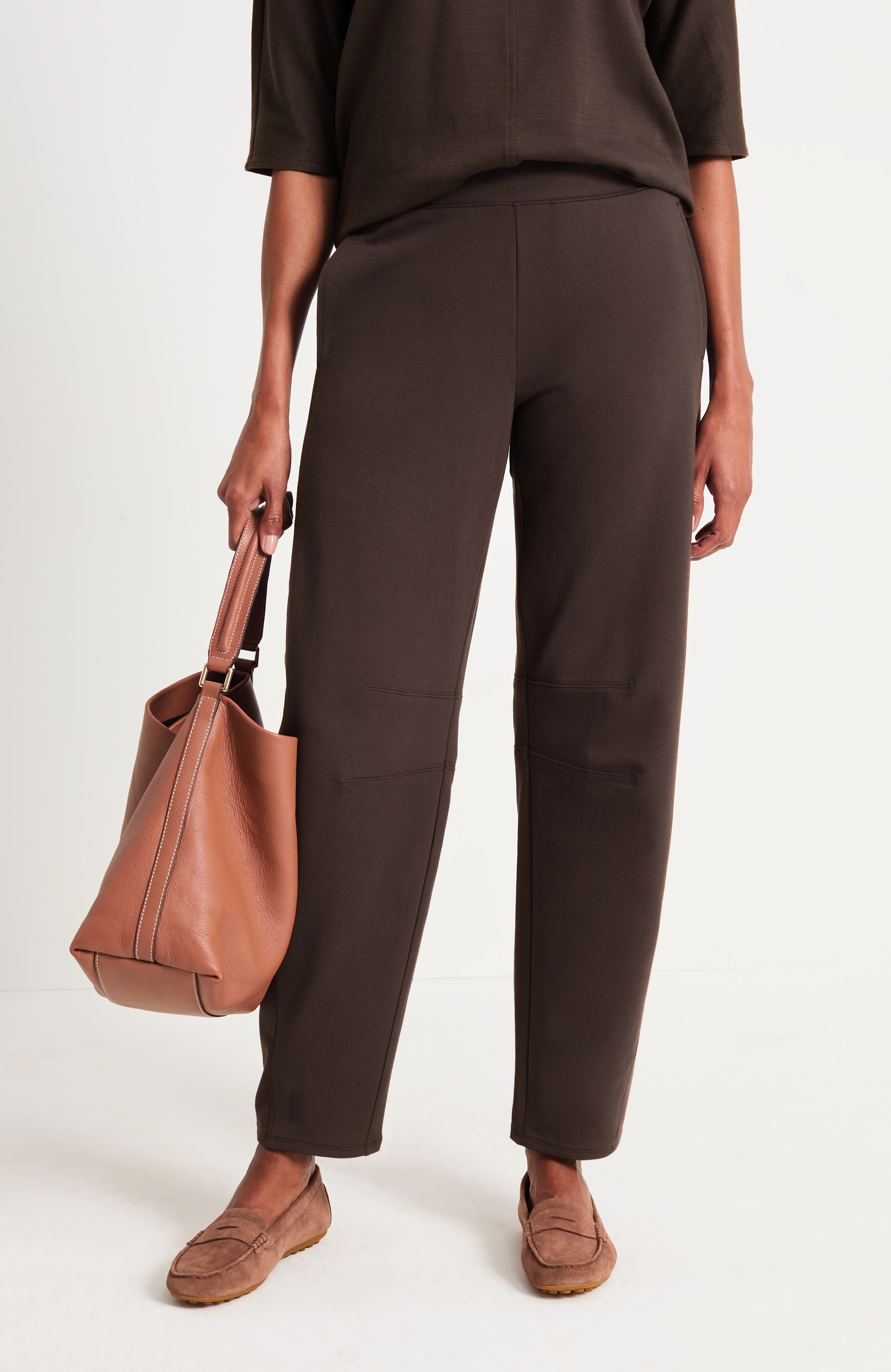 Pure Jill Affinity Barrel-Leg Pant