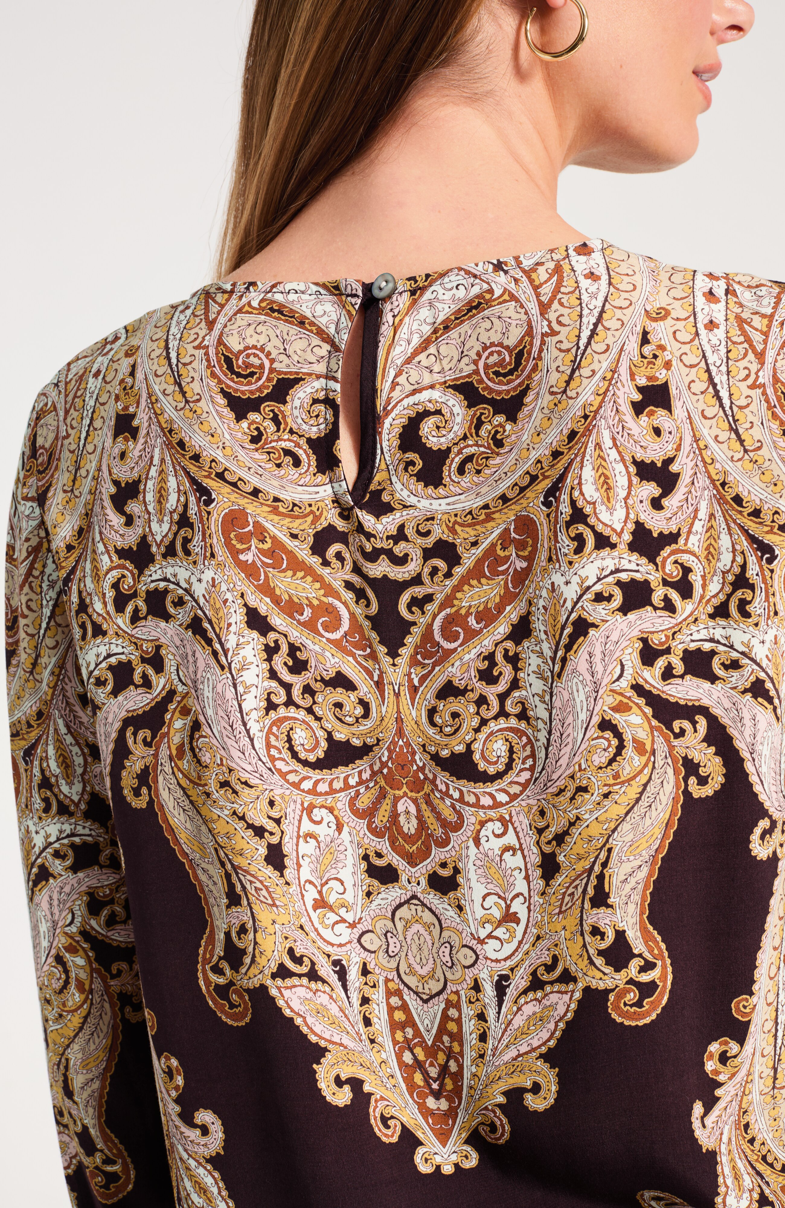 Placed-Paisley Top