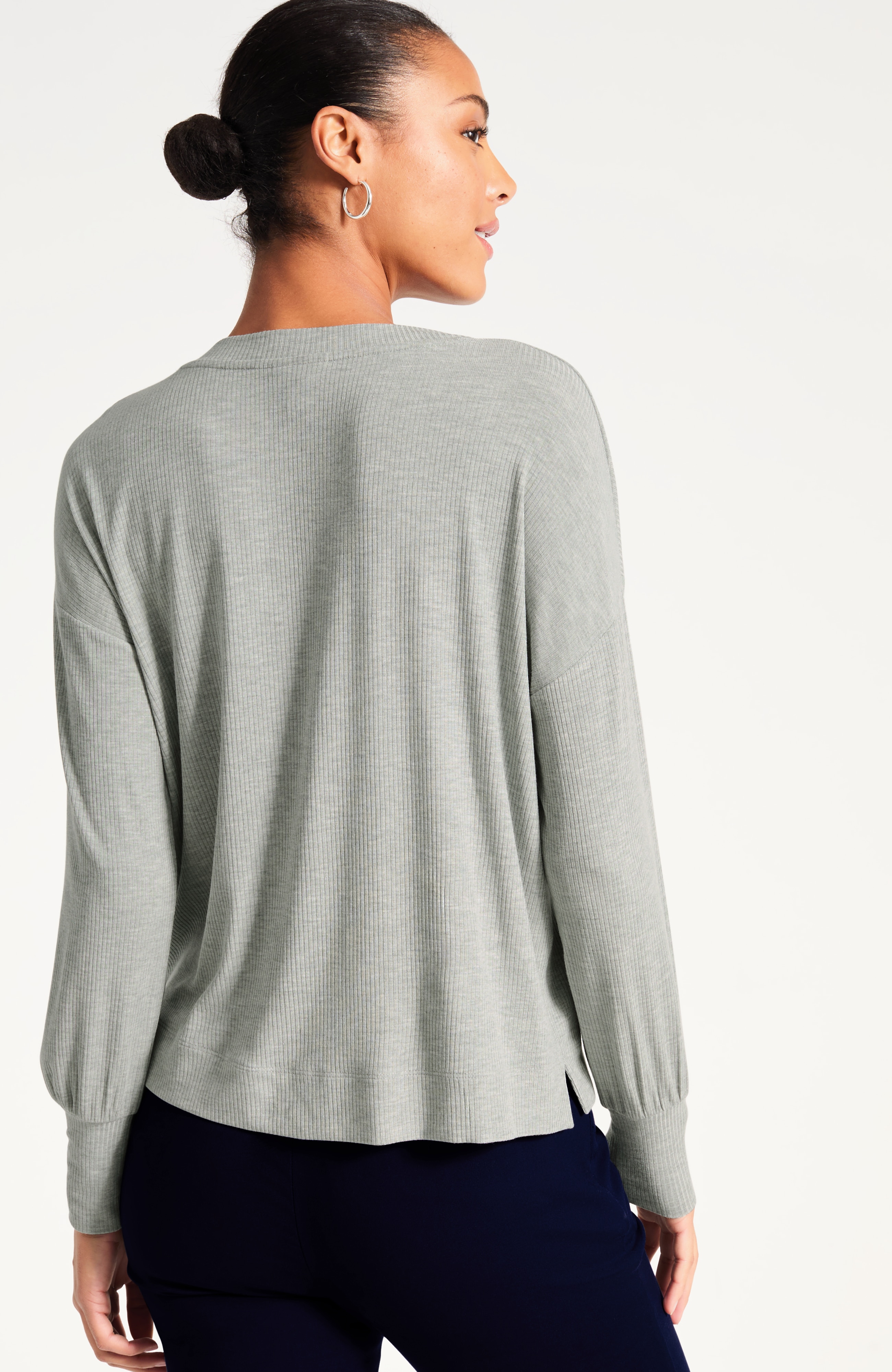 Relaxed V-Neck Top