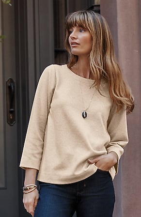 Image for Jacquard-Textured Top