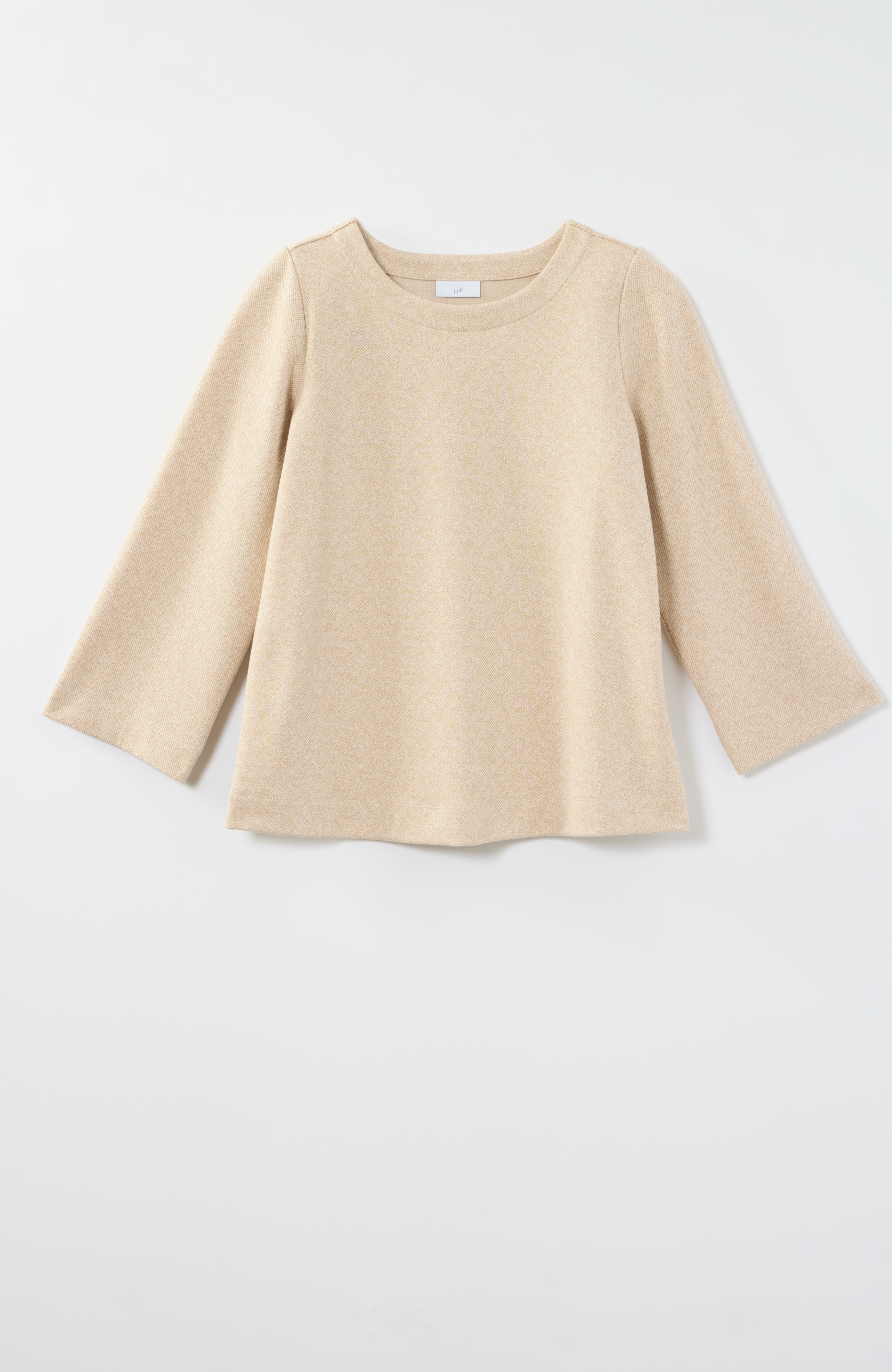 Jacquard-Textured Top | JJill