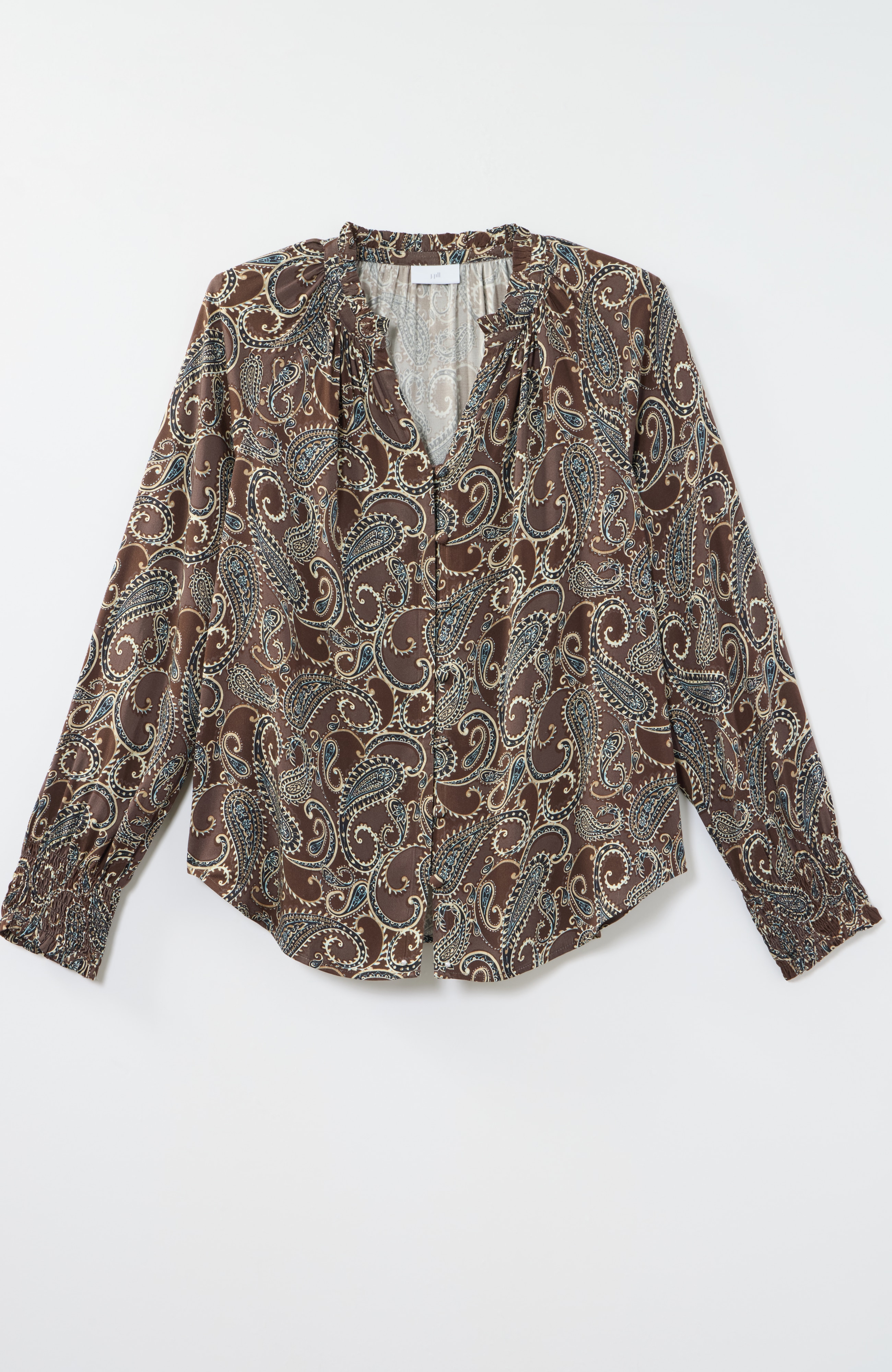 Paisley-Printed Blouse
