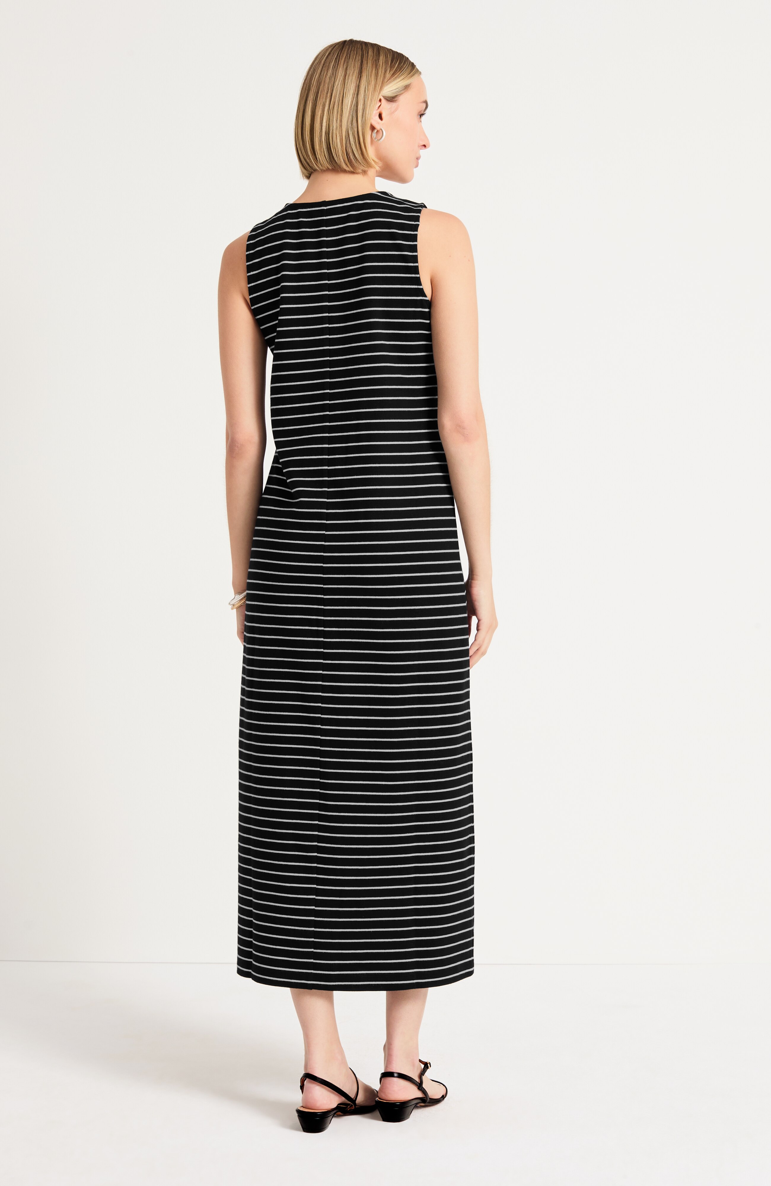 Knit Stripe Maxi Dress