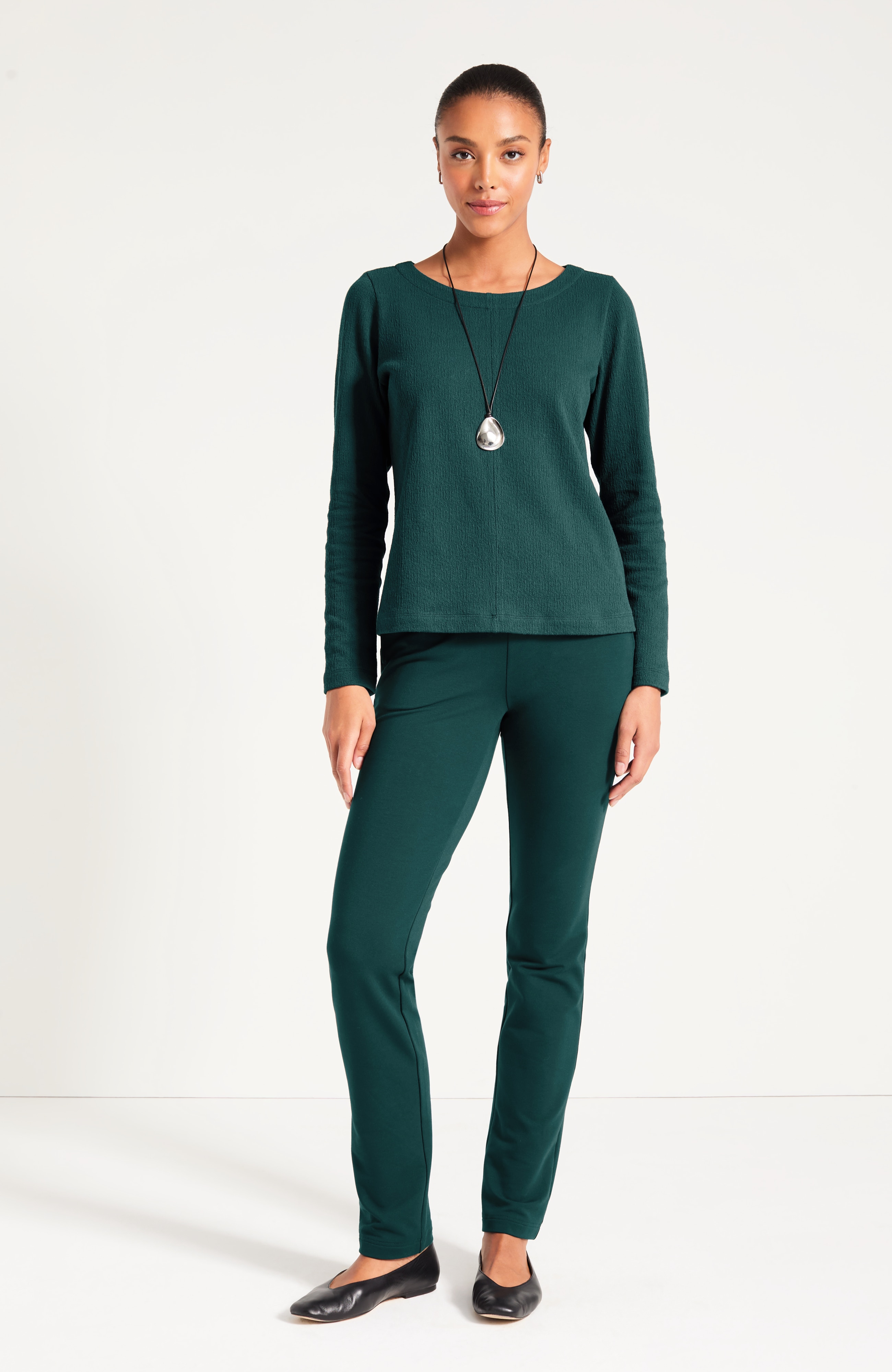Pure Jill Textured Jacquard Top | JJill
