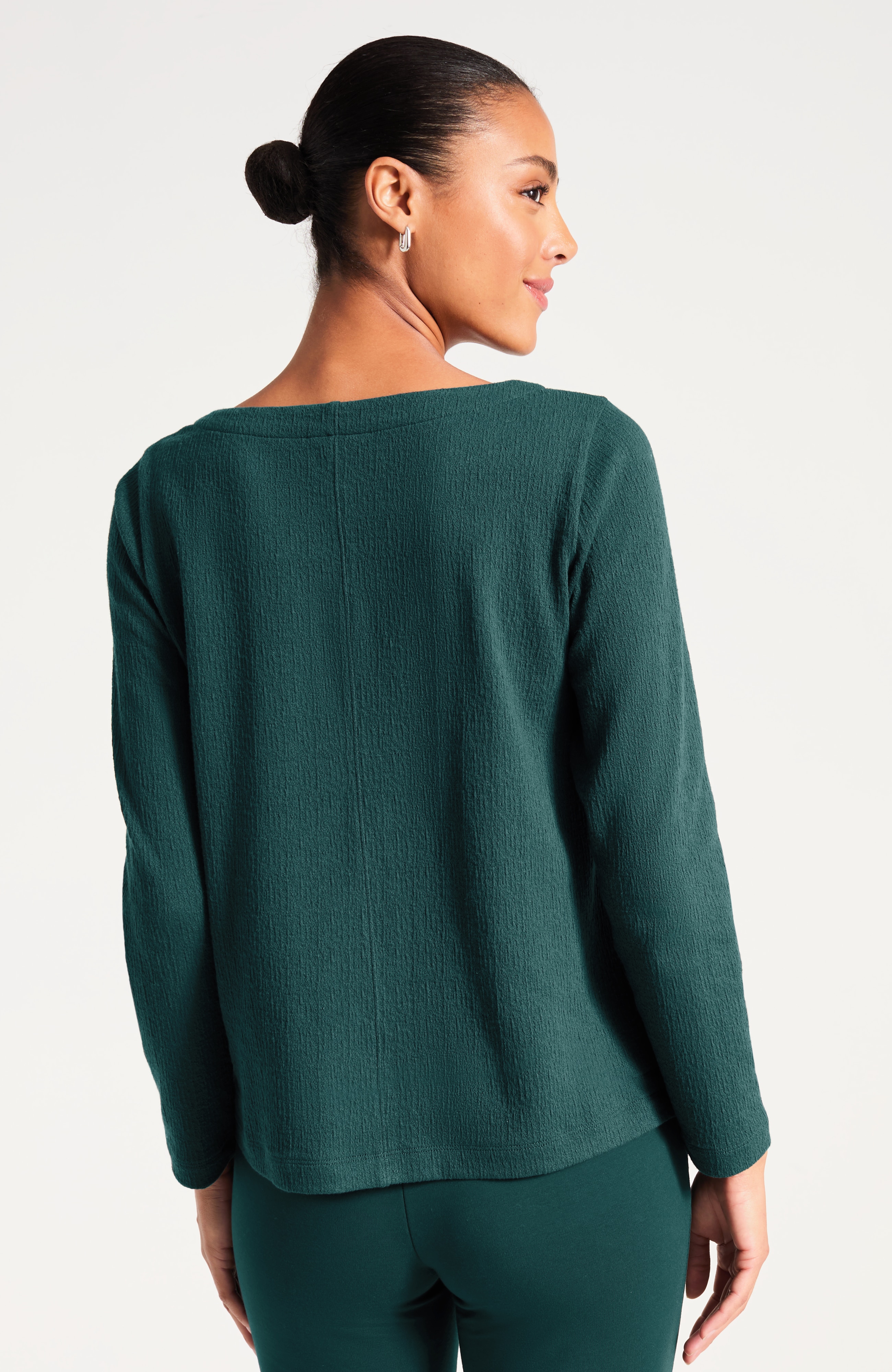 Pure Jill Textured Jacquard Top | JJill