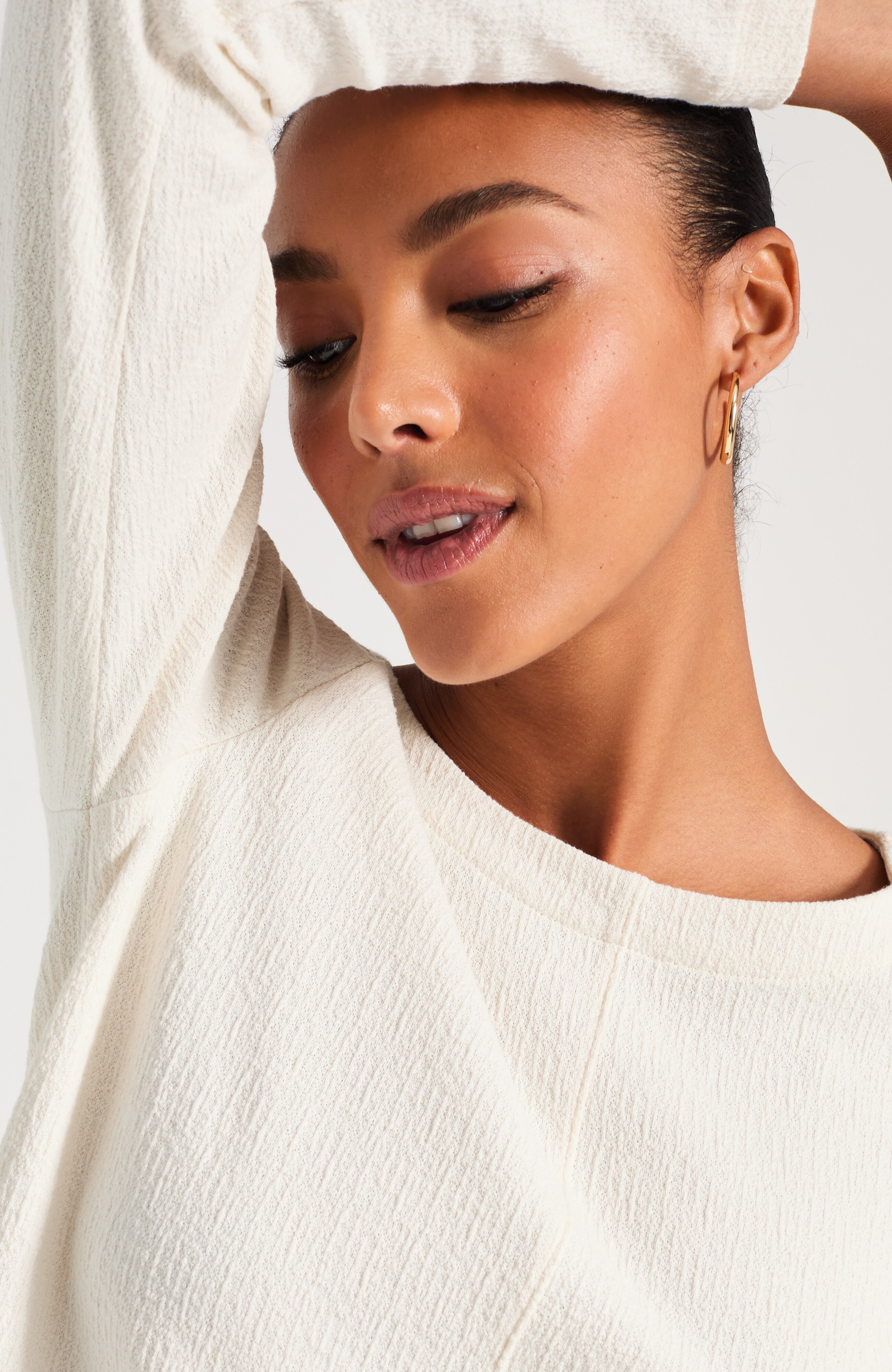 Pure Jill Textured Jacquard Top