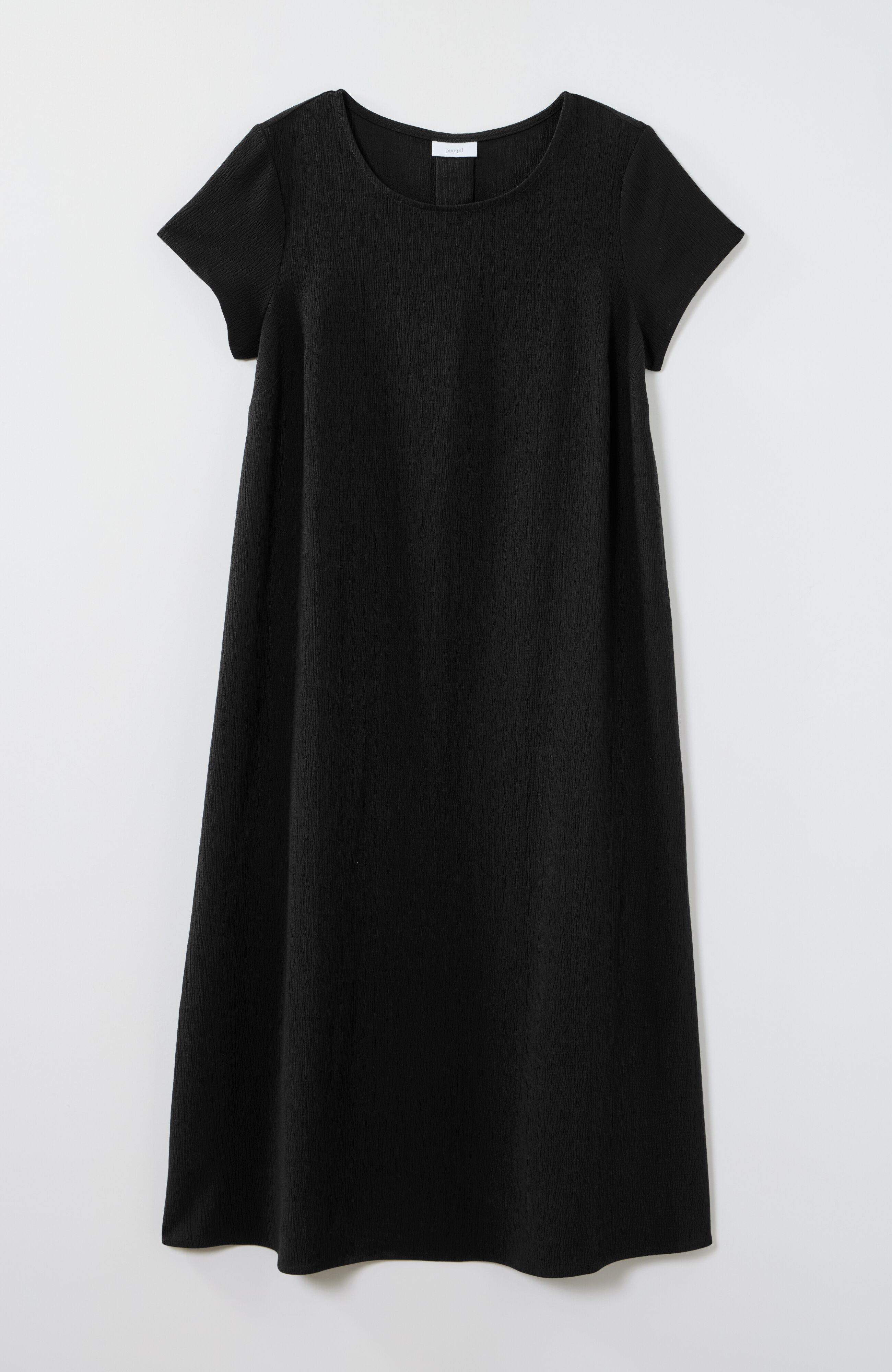 Pure Jill Crinkle-Texture Dress