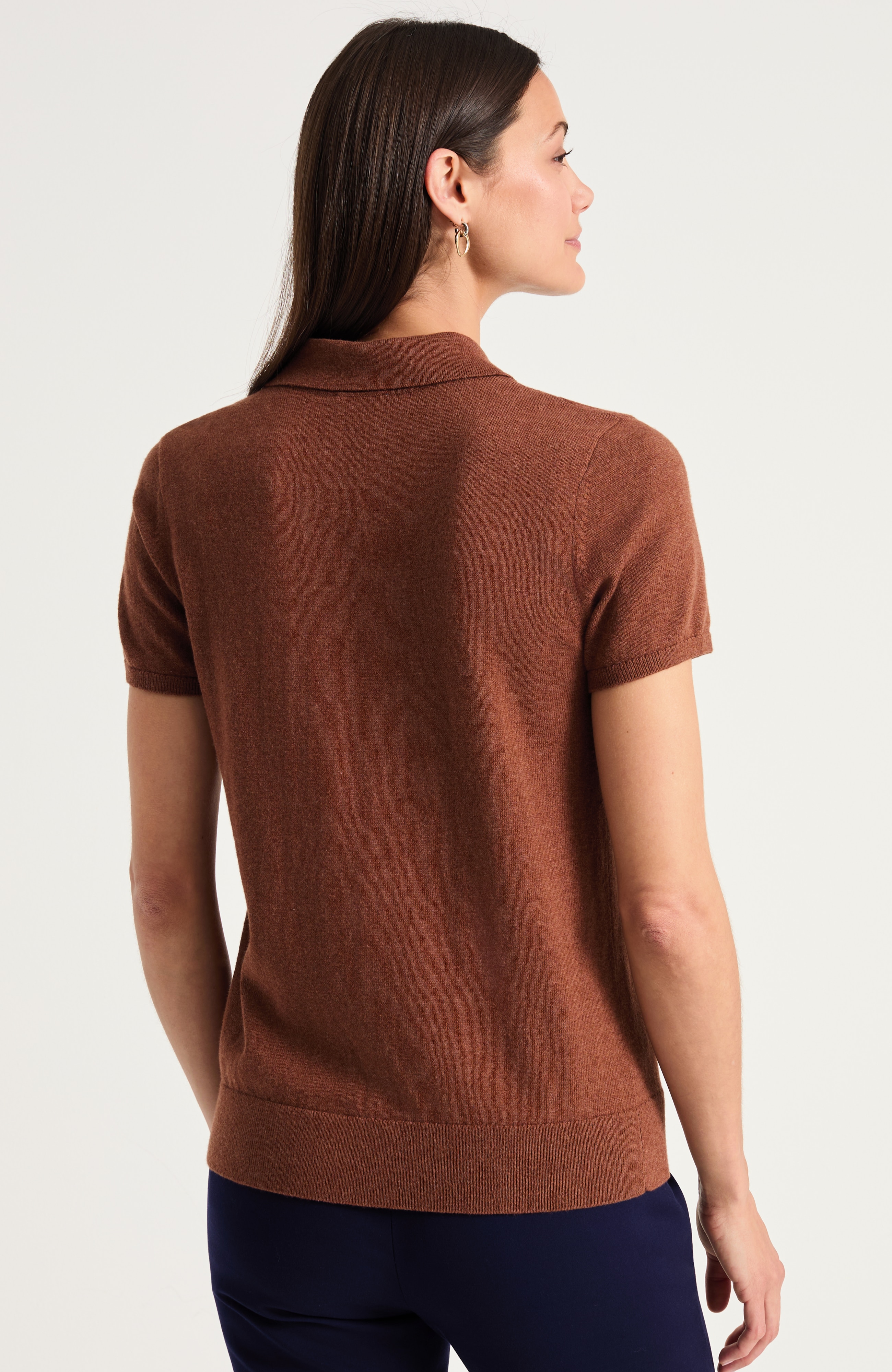 Cotton Cashmere Polo | JJill