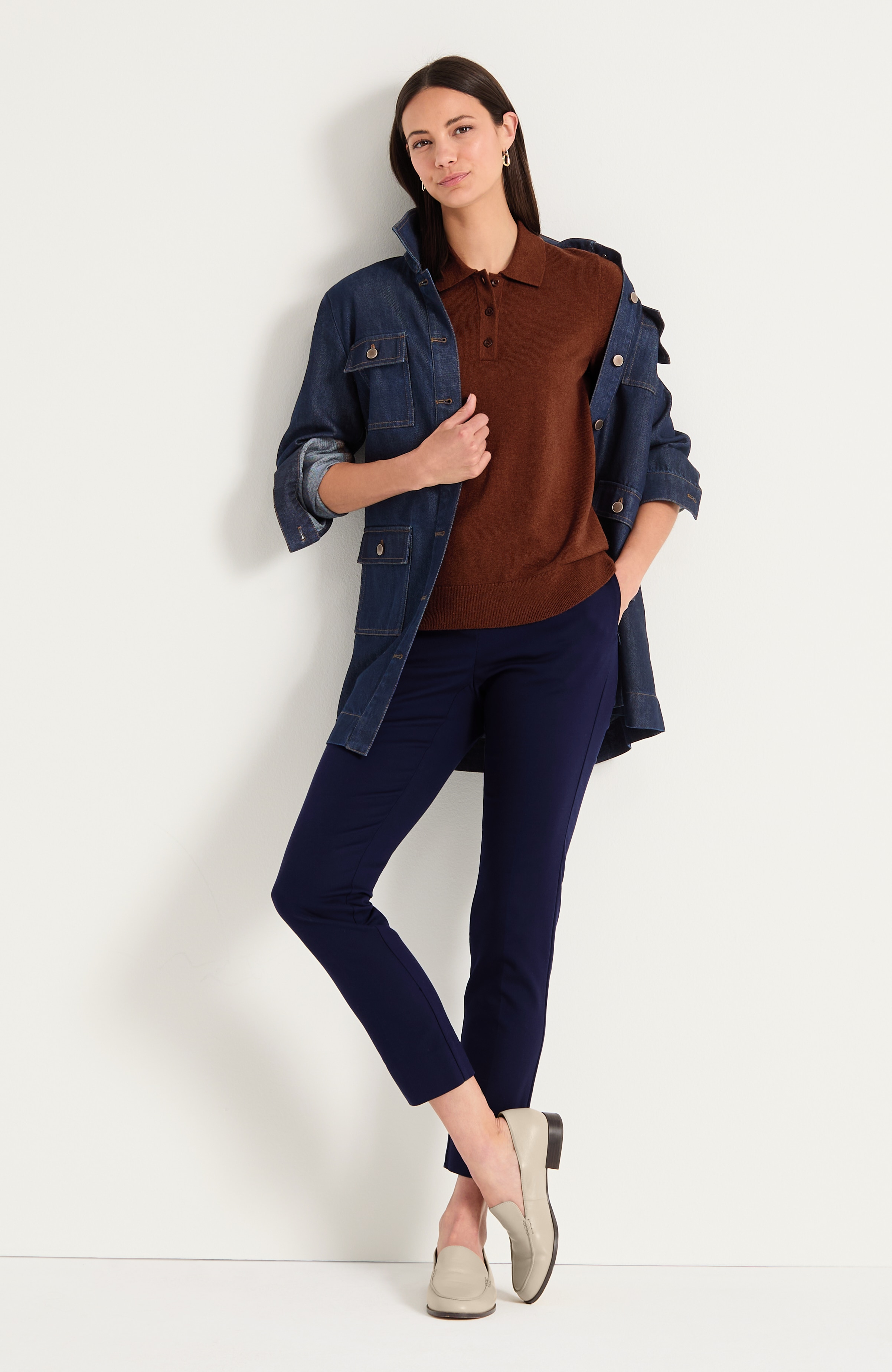 Cotton Cashmere Polo