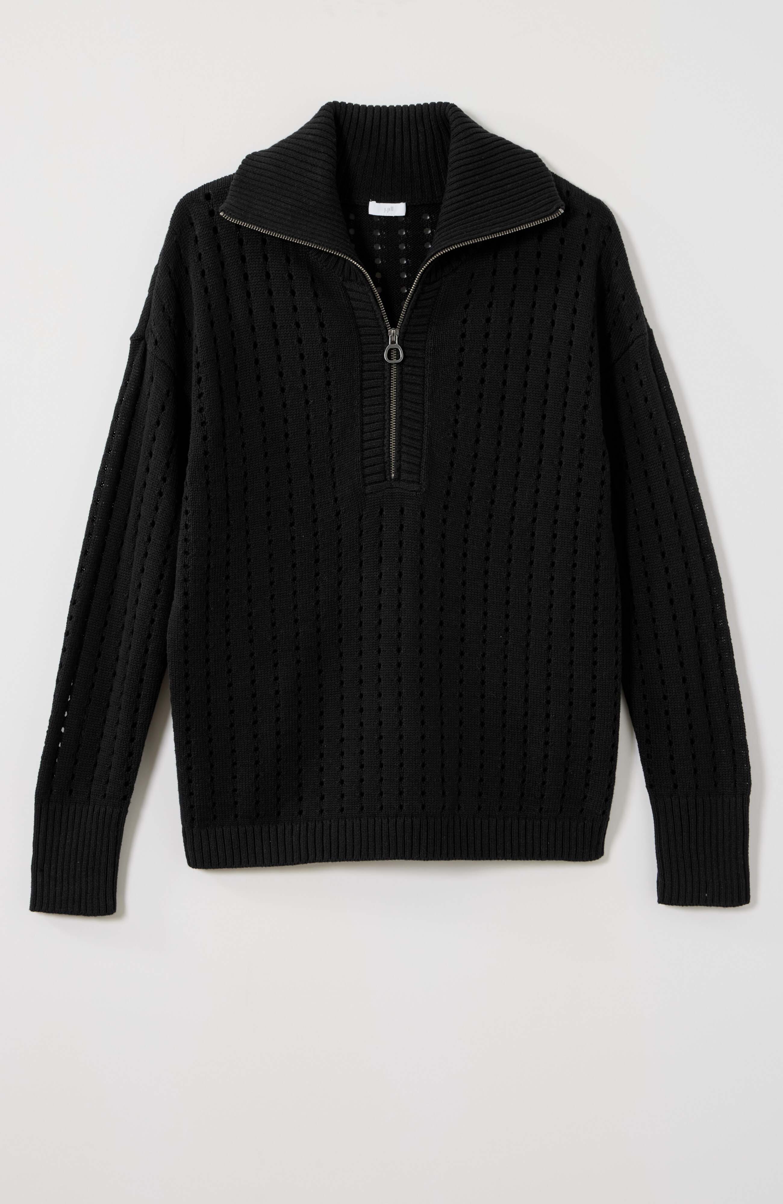 Open-Texture Half-Zip | JJill