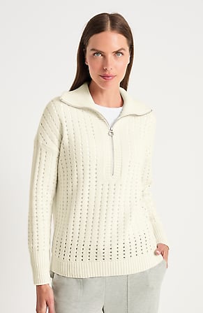 Image for Open-Texture Half-Zip
