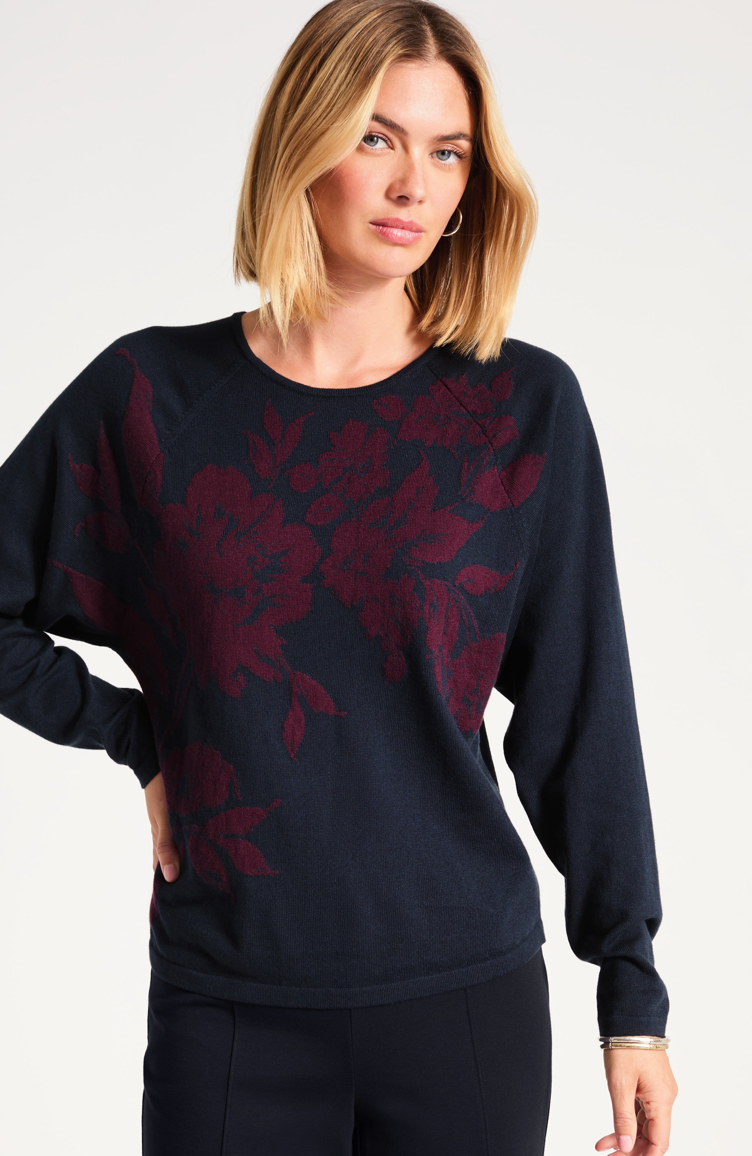 Jacquard Pullover Sweater | JJill