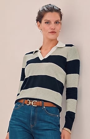 Image for Striped Rugby Sweater