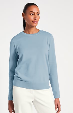 Image for Tipped Crew-Neck Sweater