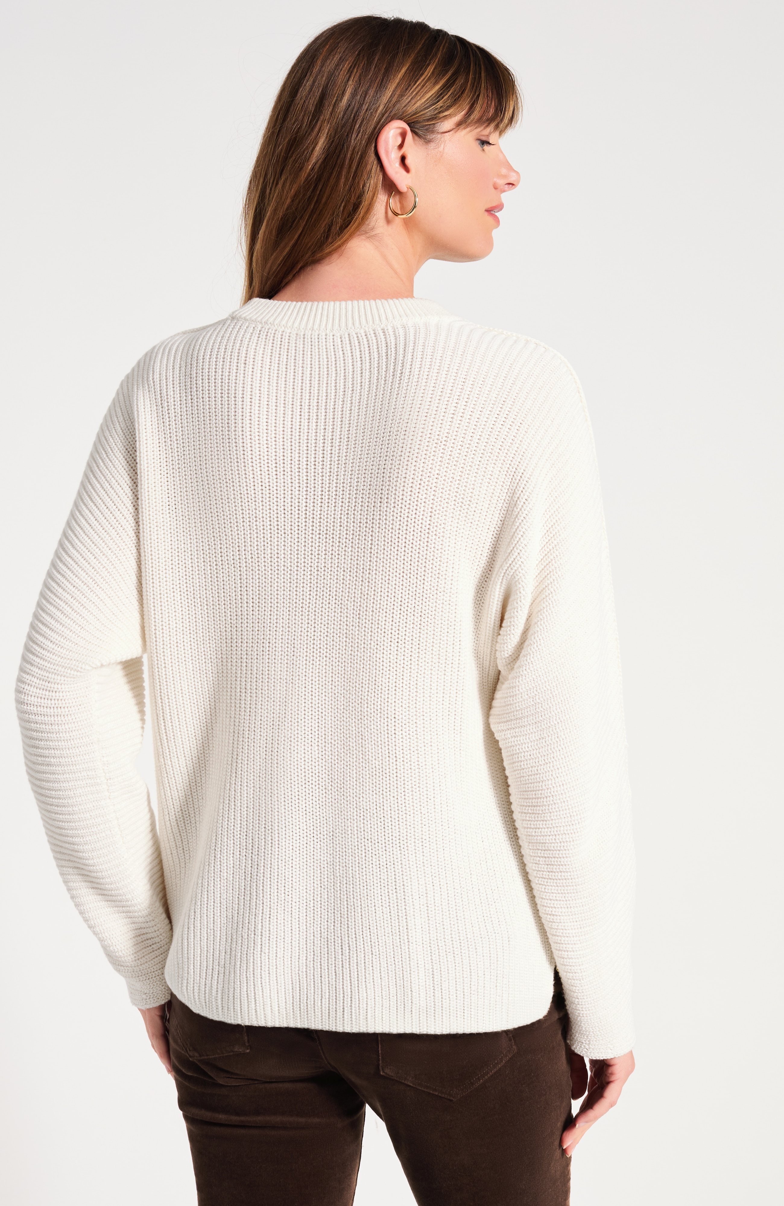 High-Crew-Neck Sweater