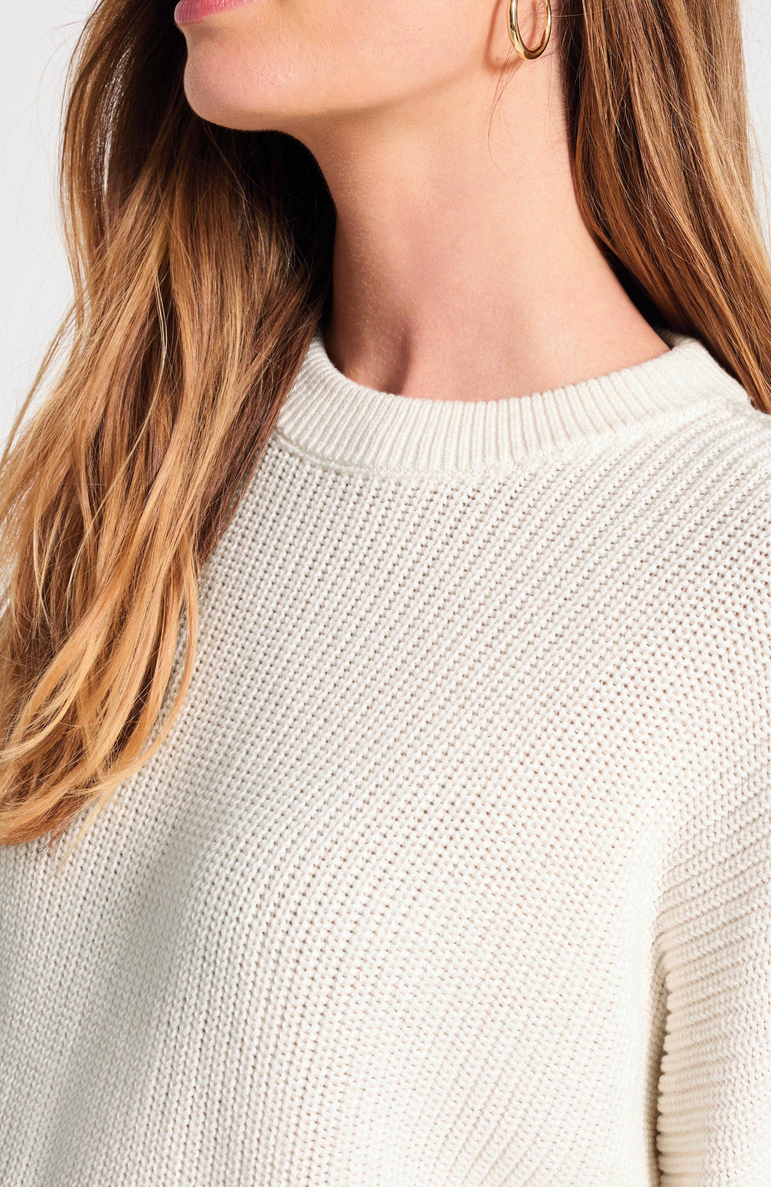 High-Crew-Neck Sweater