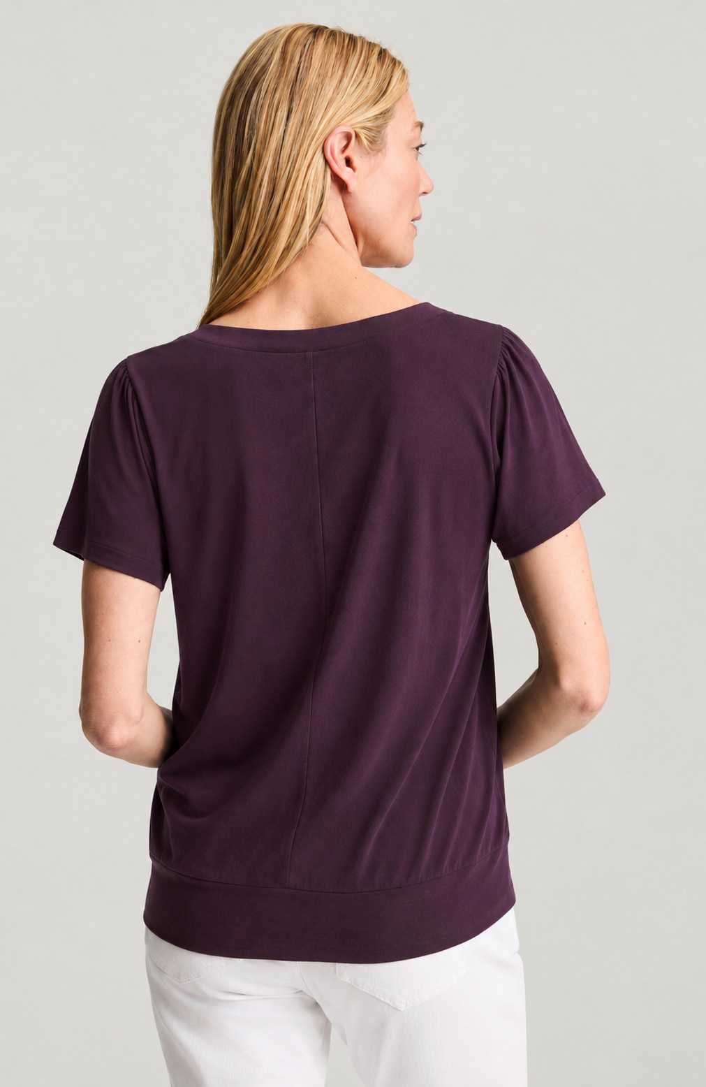 Banded-Hem Top | JJill