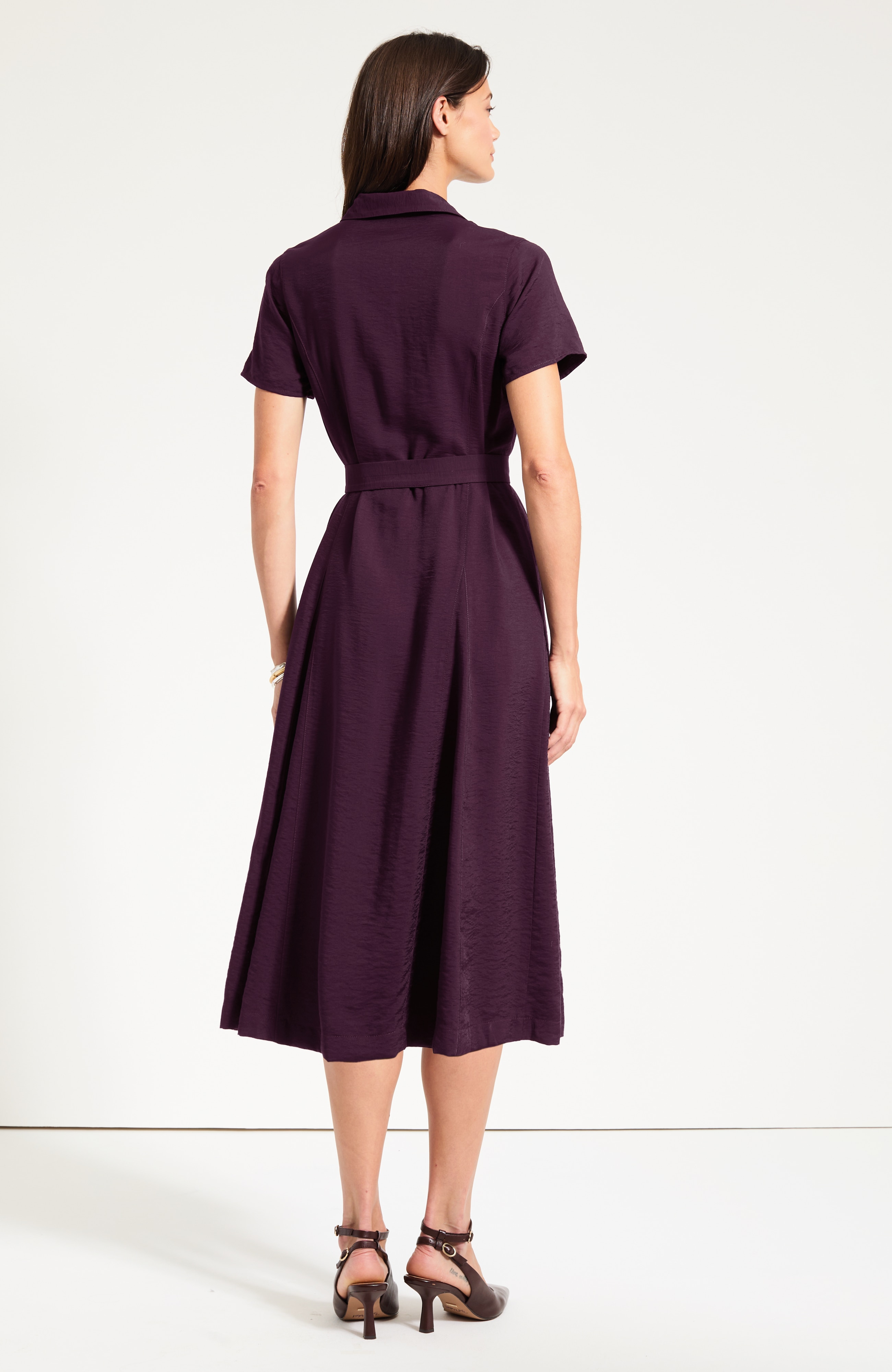 Short-Sleeve Shirtdress