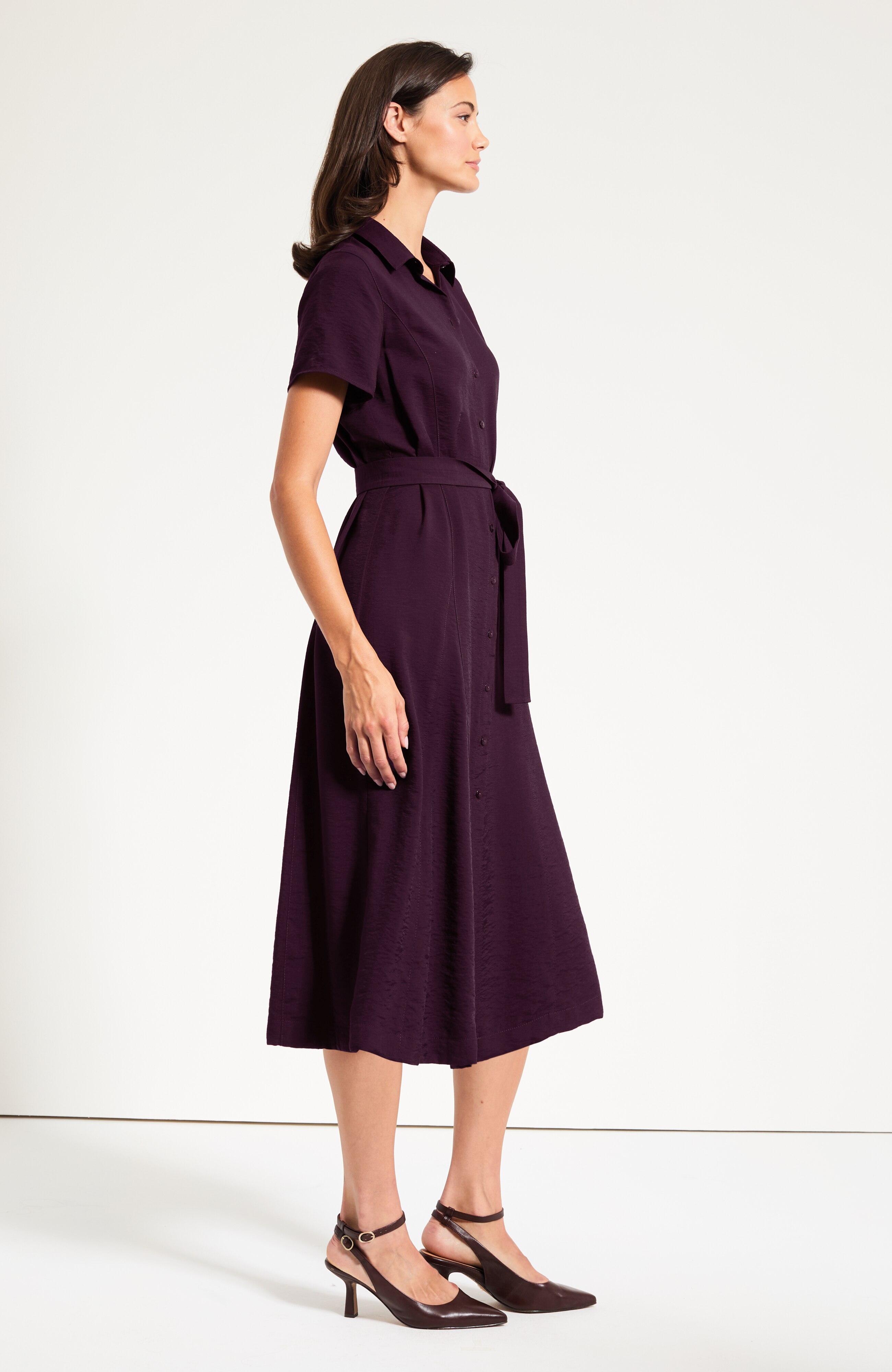 Short-Sleeve Shirtdress