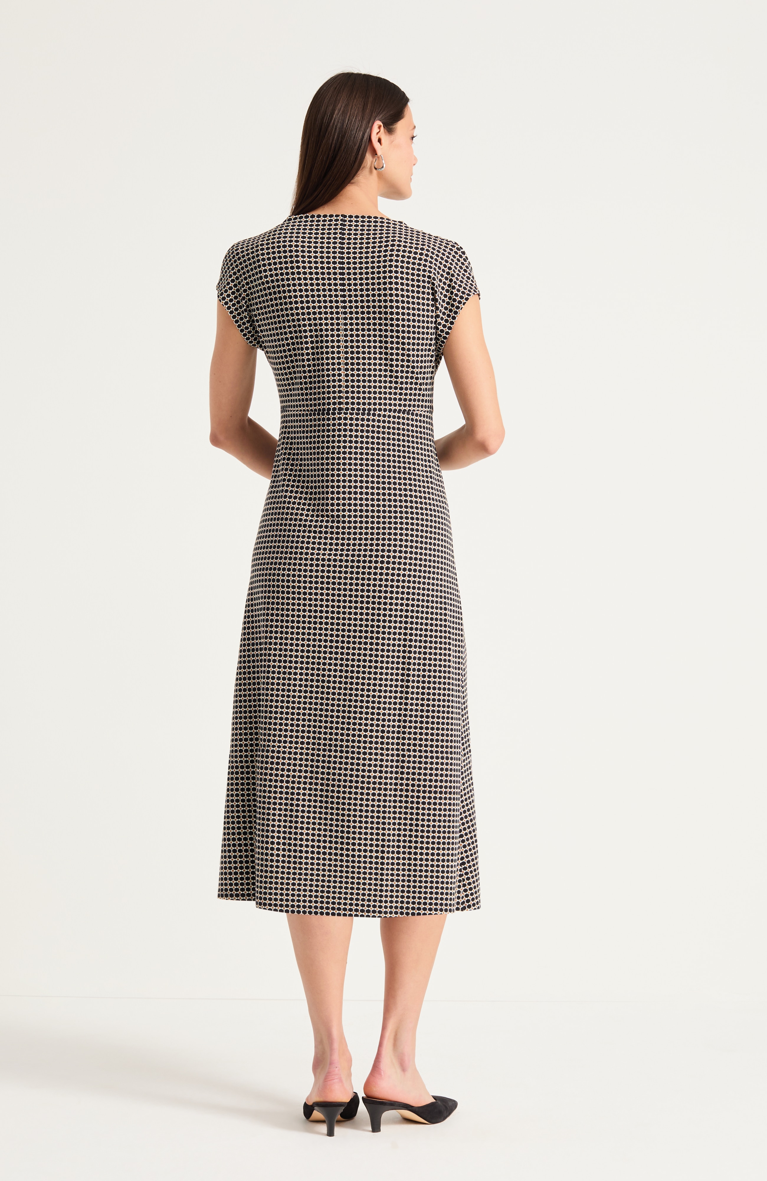 Cowl-Neck Dress