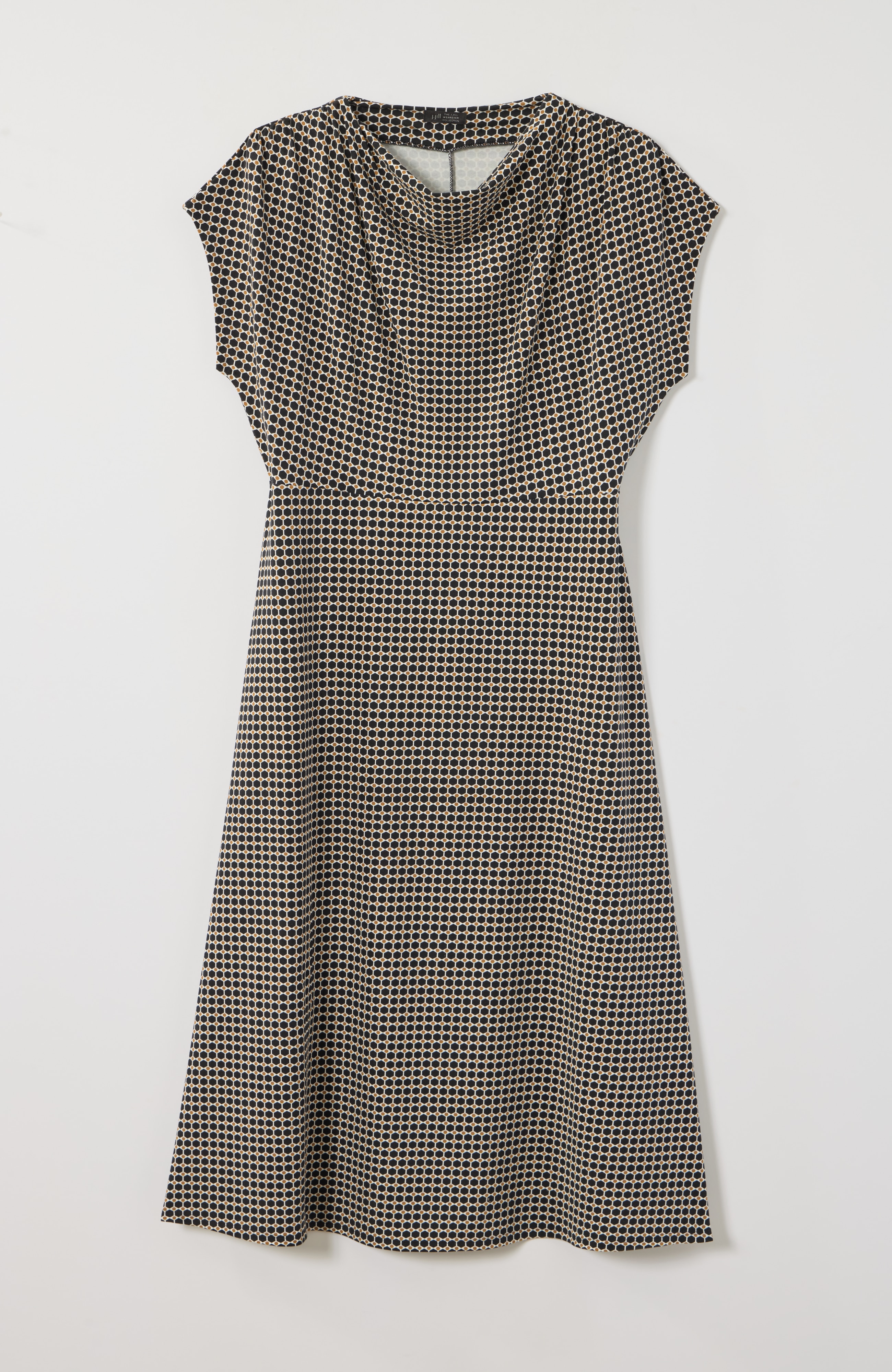 Cowl-Neck Dress