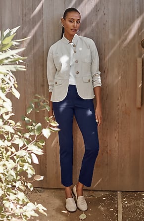 Image for Smooth Fit Knit Twill Slim-Leg Pant