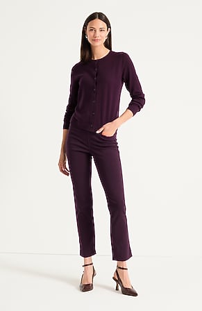 Image for Smooth Fit Knit Twill Slim-Leg Pant