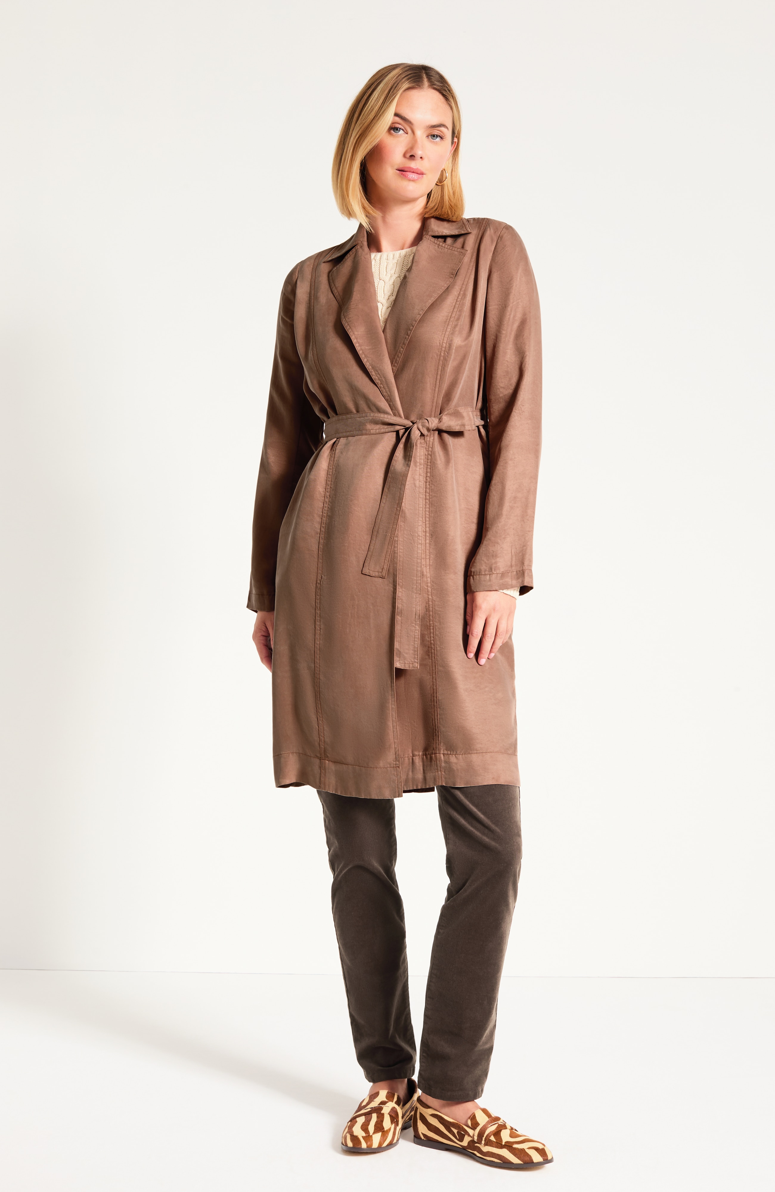 Sandwashed Duster Jacket