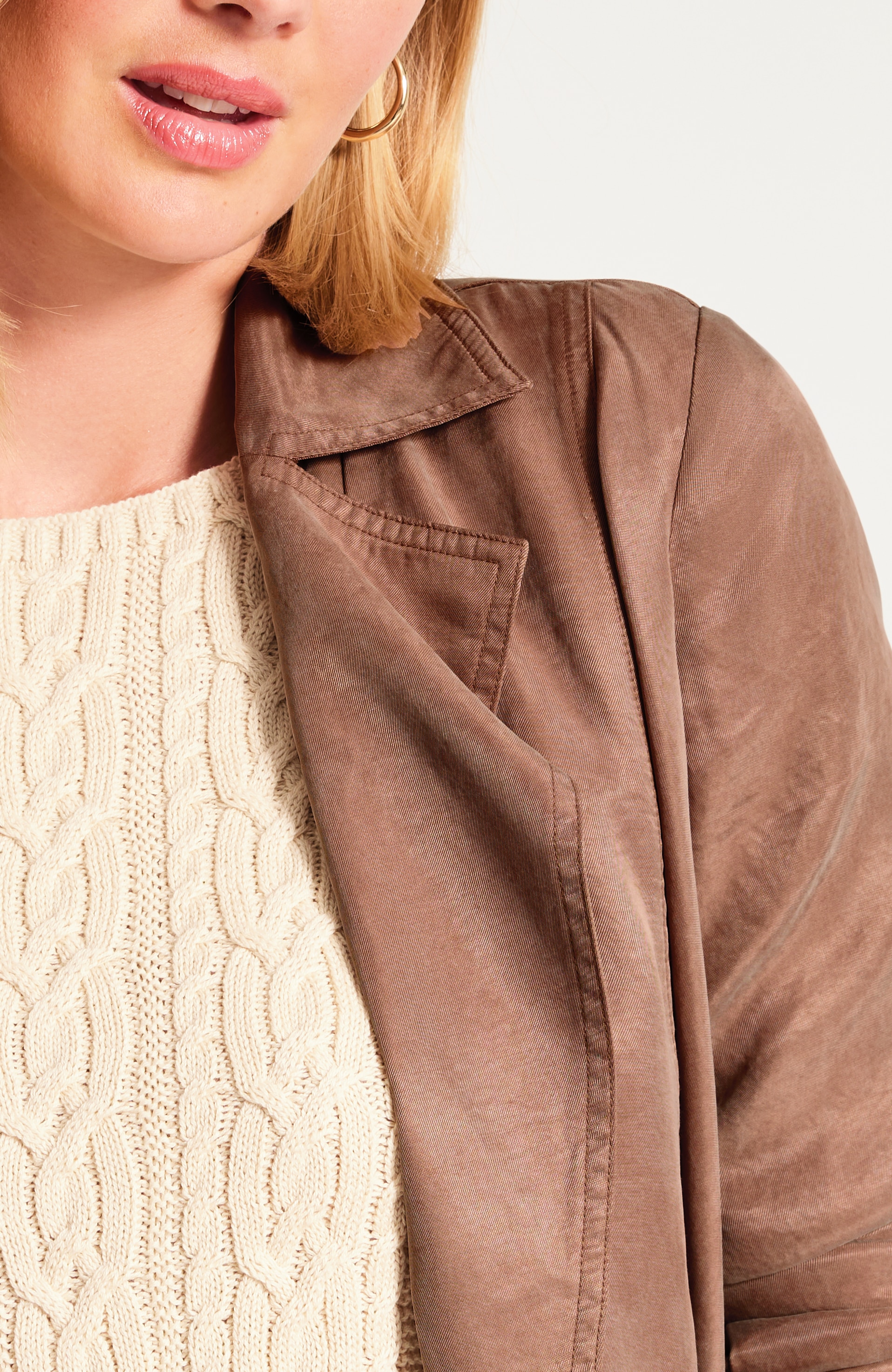 Sandwashed Duster Jacket