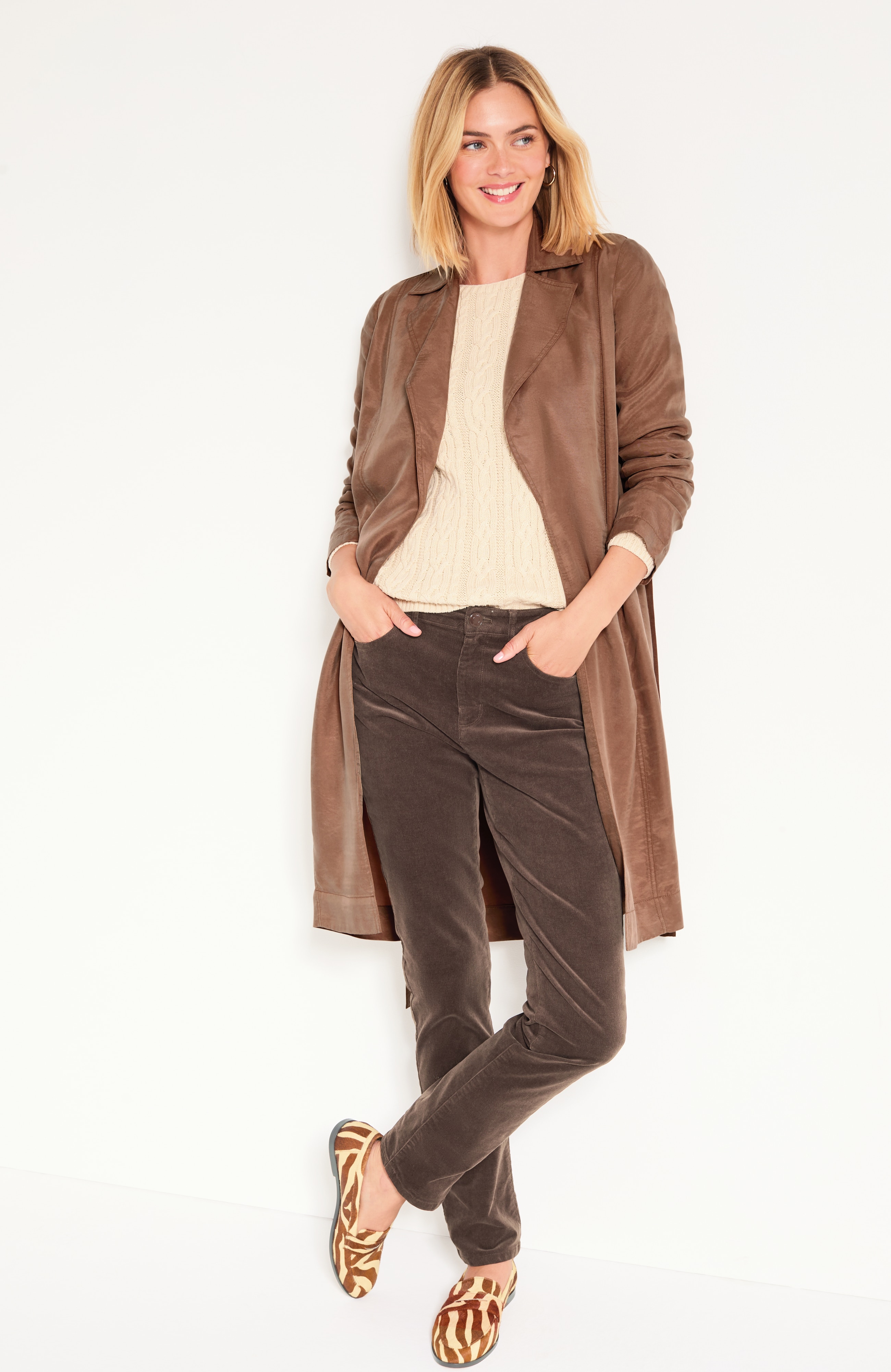 Sandwashed Duster Jacket