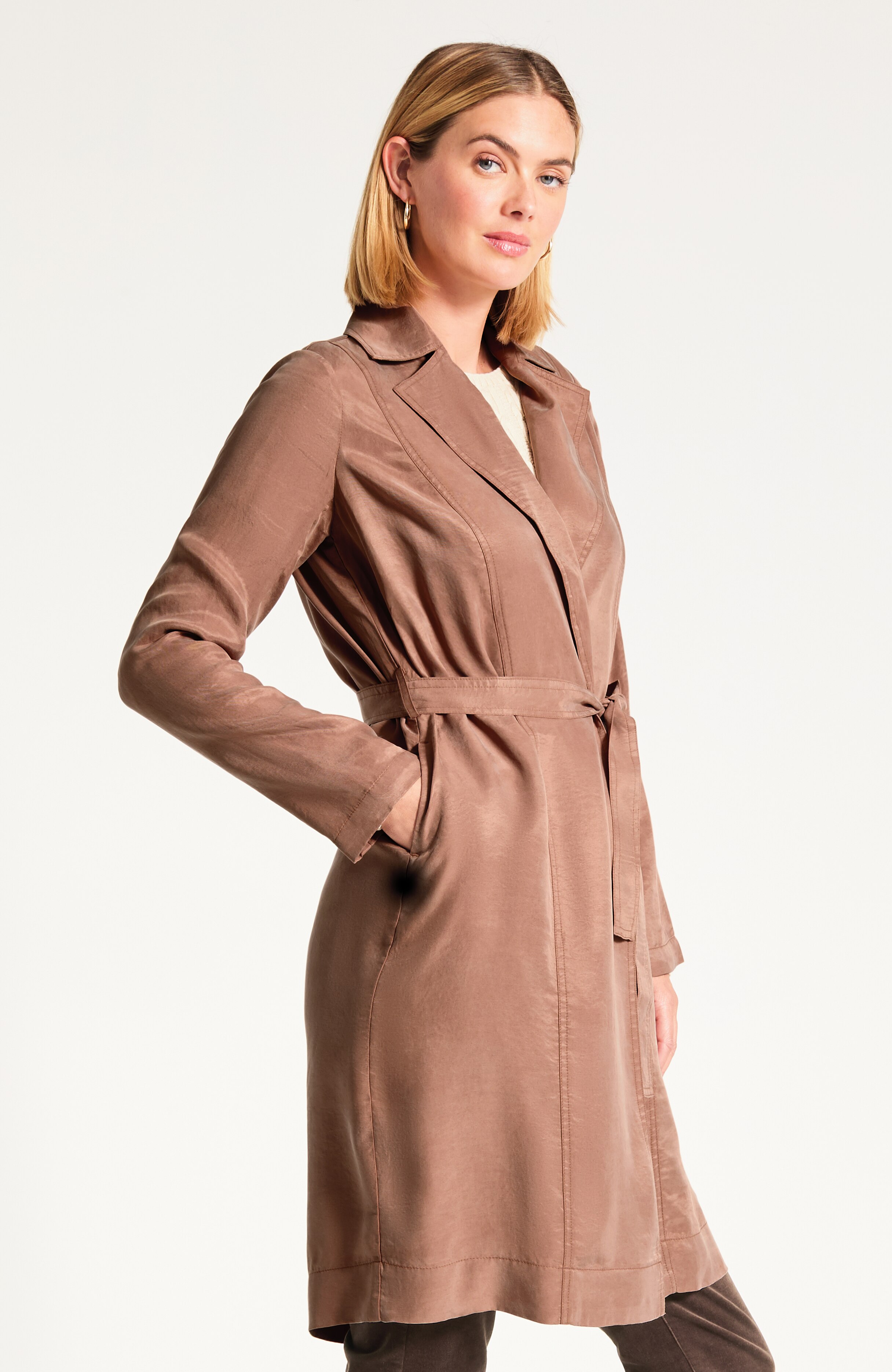 Sandwashed Duster Jacket
