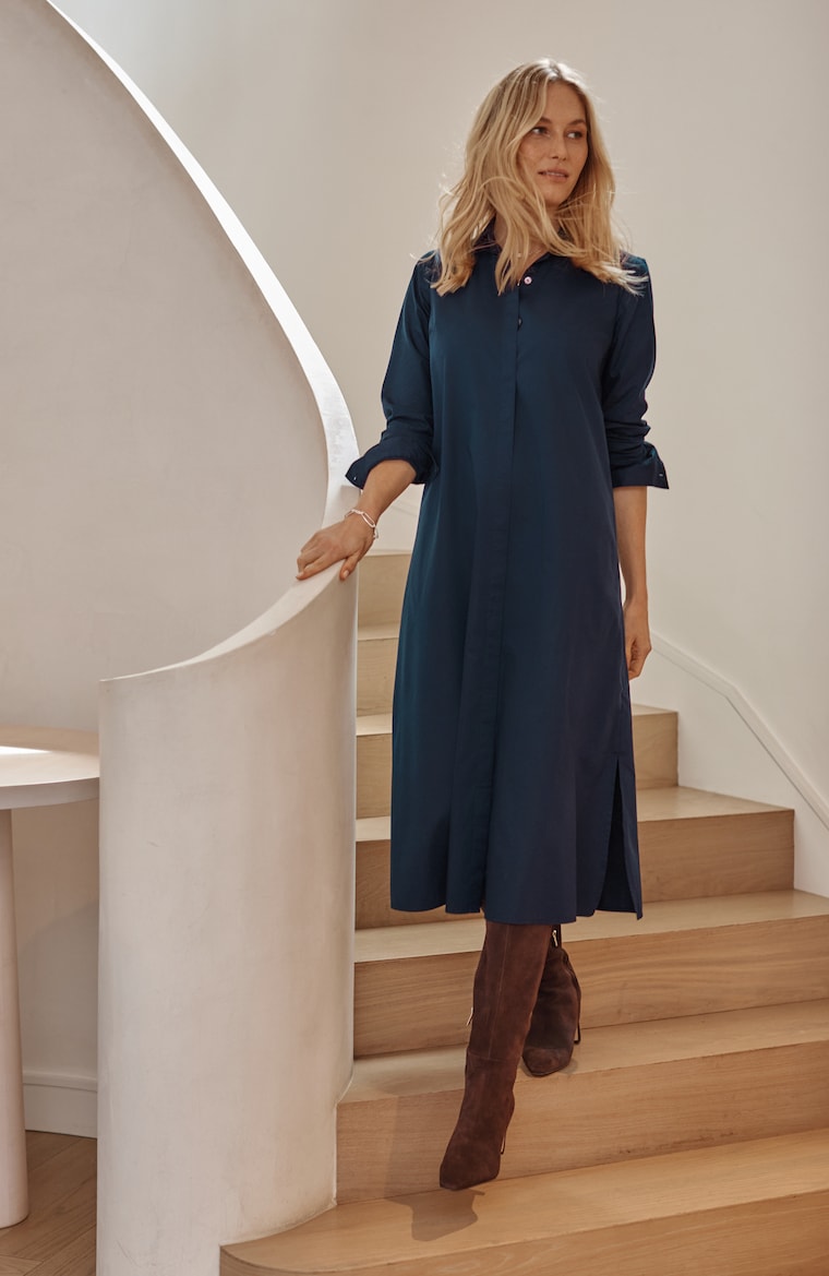 Primary view of the a-line shirtdress