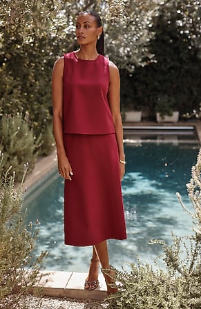 Image for Streamlined A-Line Skirt