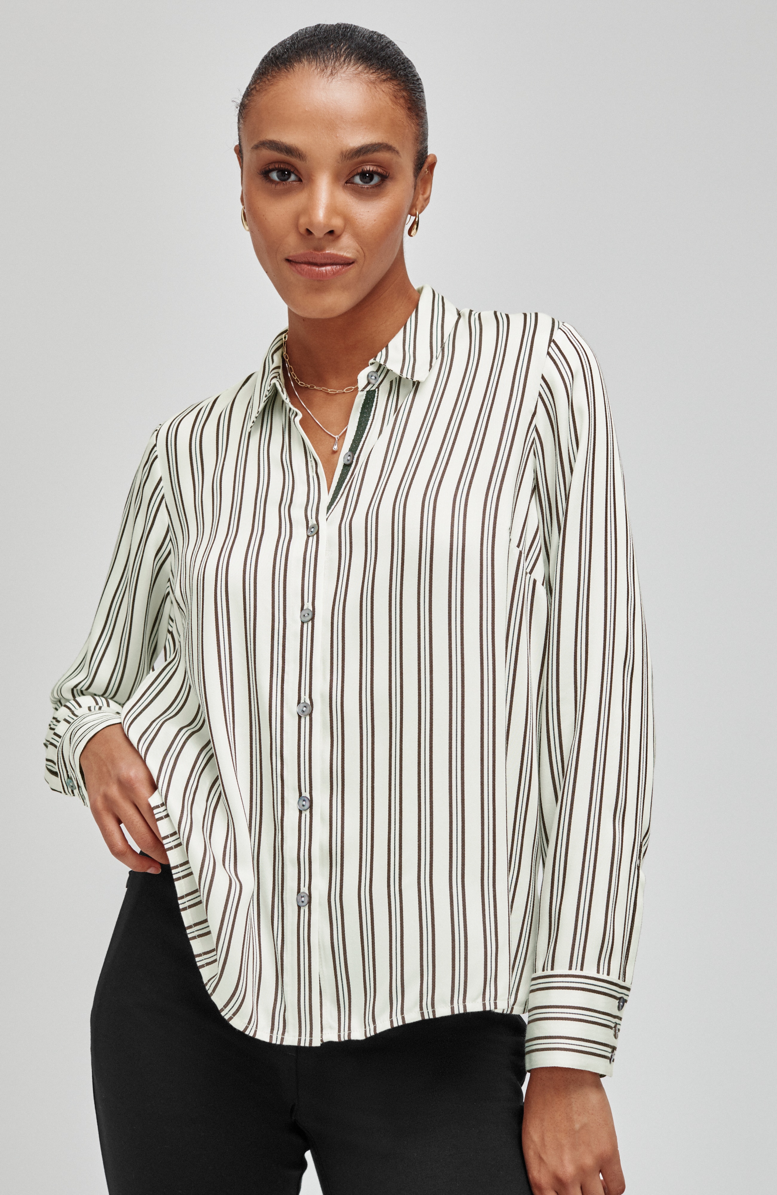 Soft Button-Front Shirt