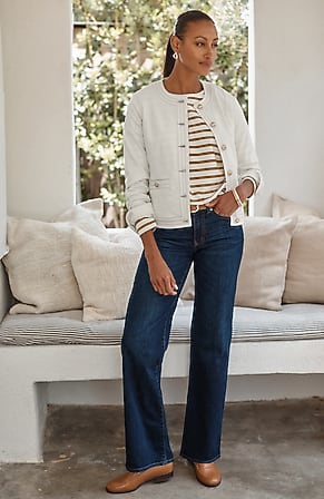 Image for Authentic Fit Wide-Leg Jeans