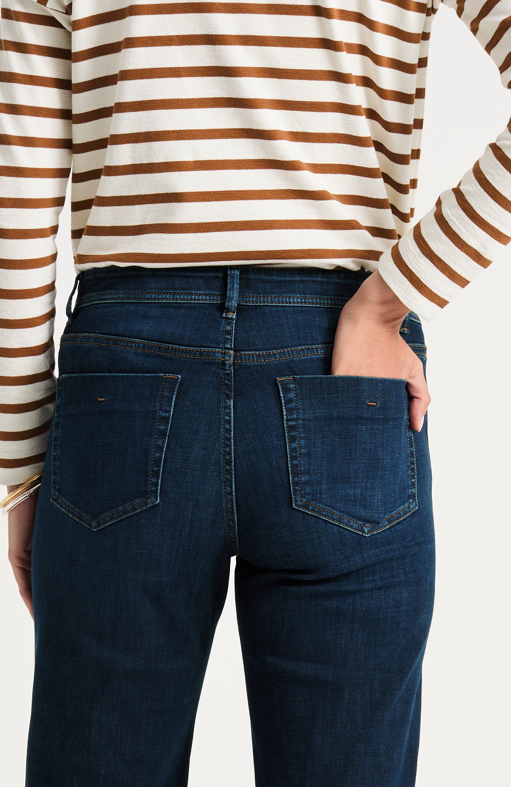 Authentic Fit Wide-Leg Jeans
