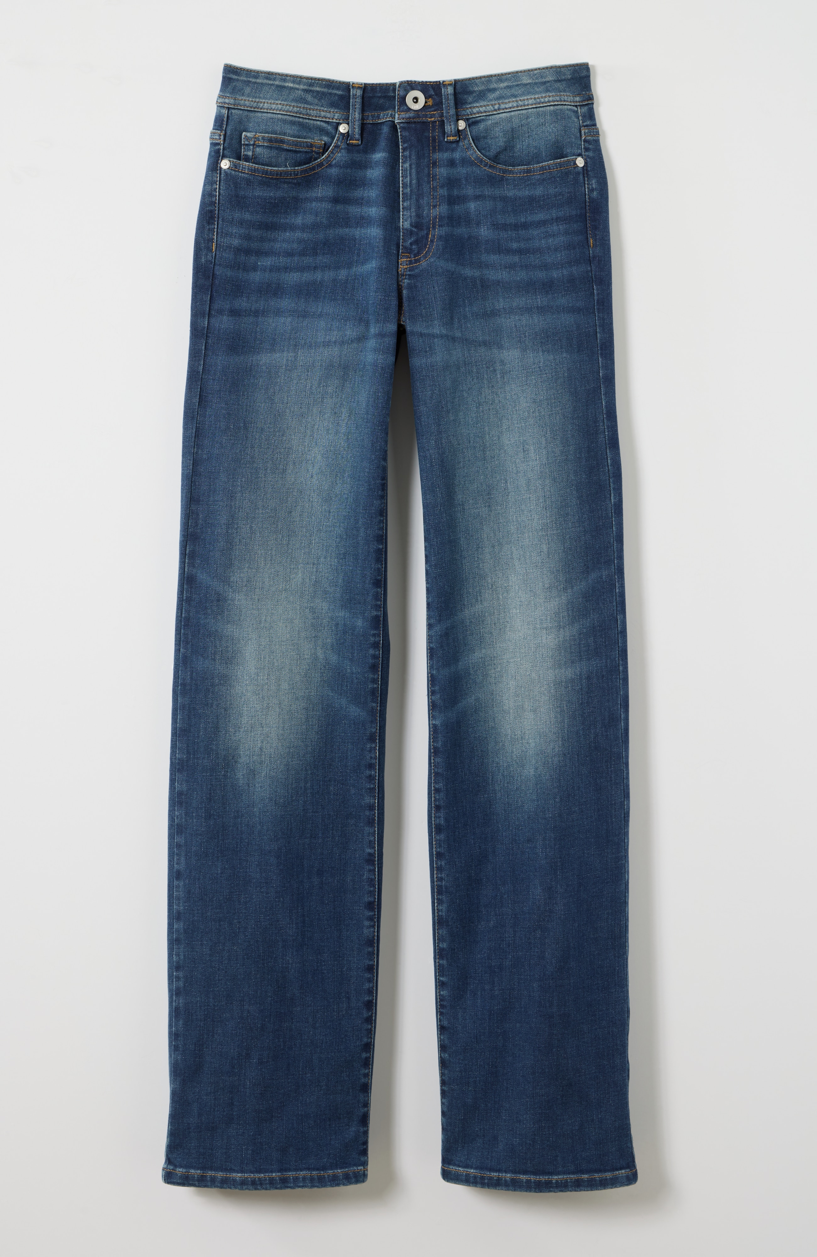authentic fit wide-leg jeans