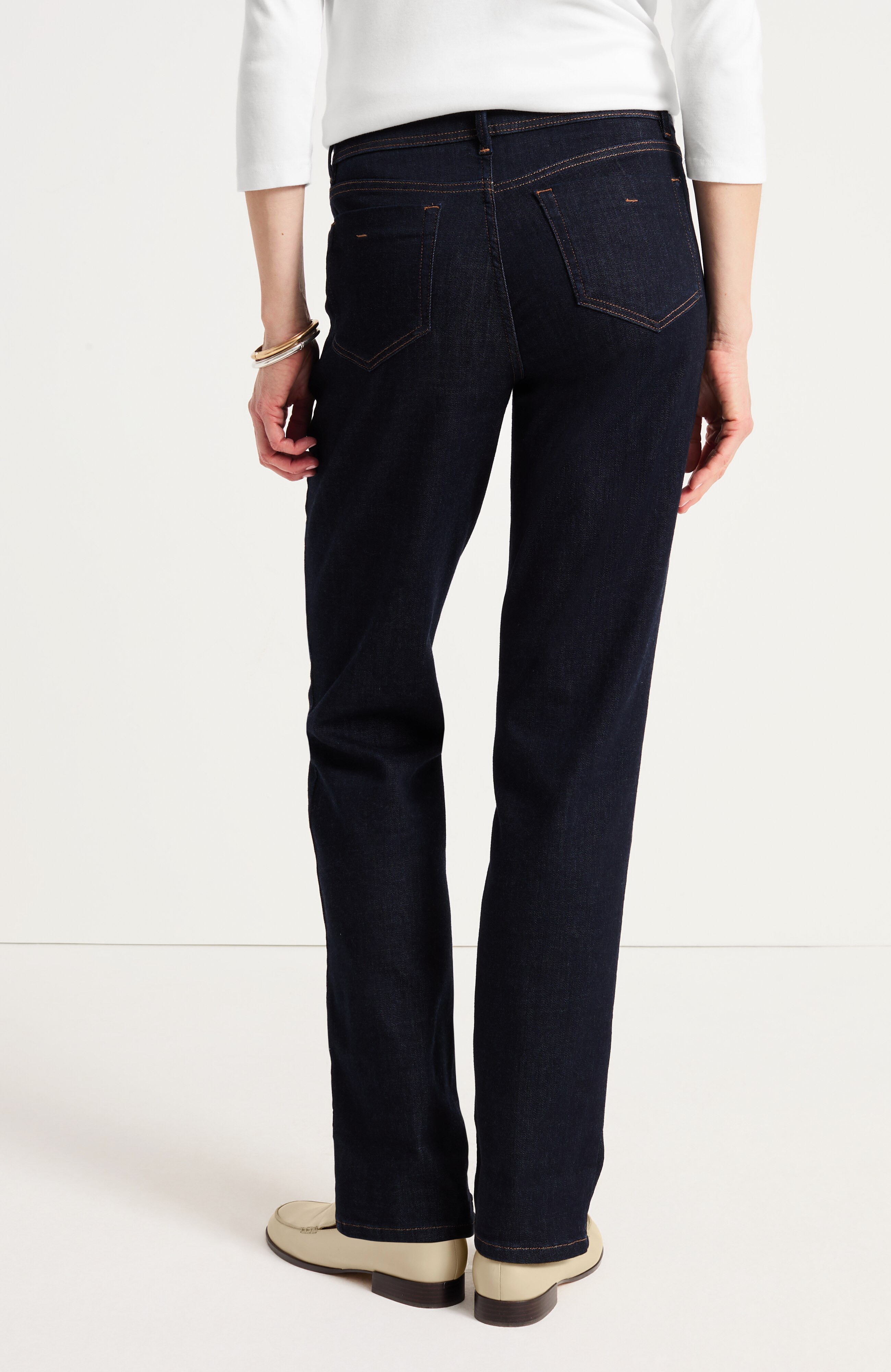 Authentic Fit Straight-Leg Jeans