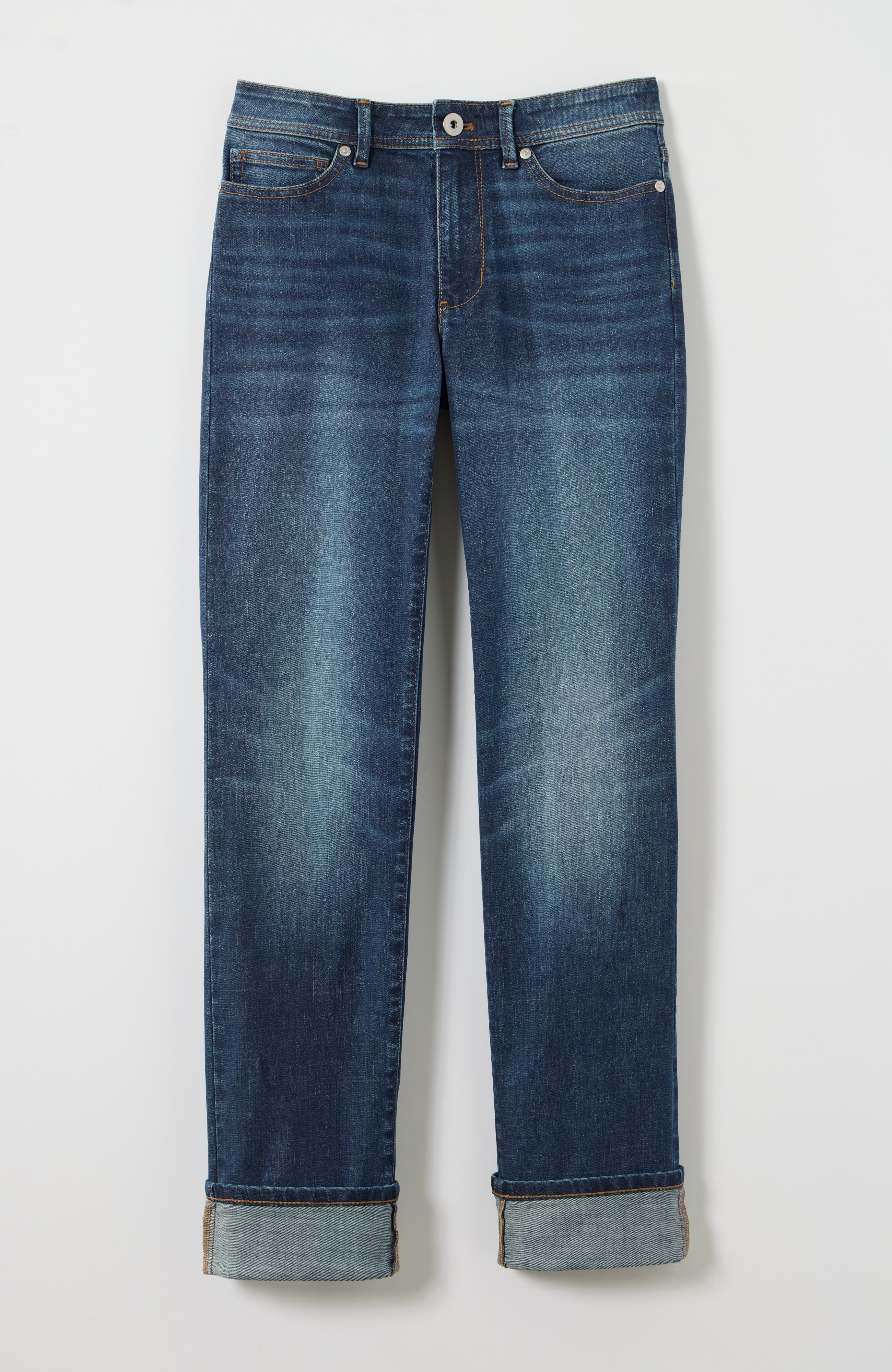 authentic fit straight-leg jeans