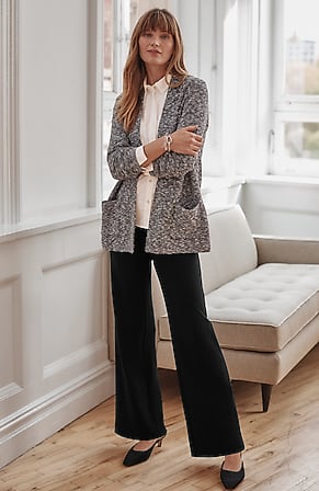 Image for Ponte Wide-Leg Pant