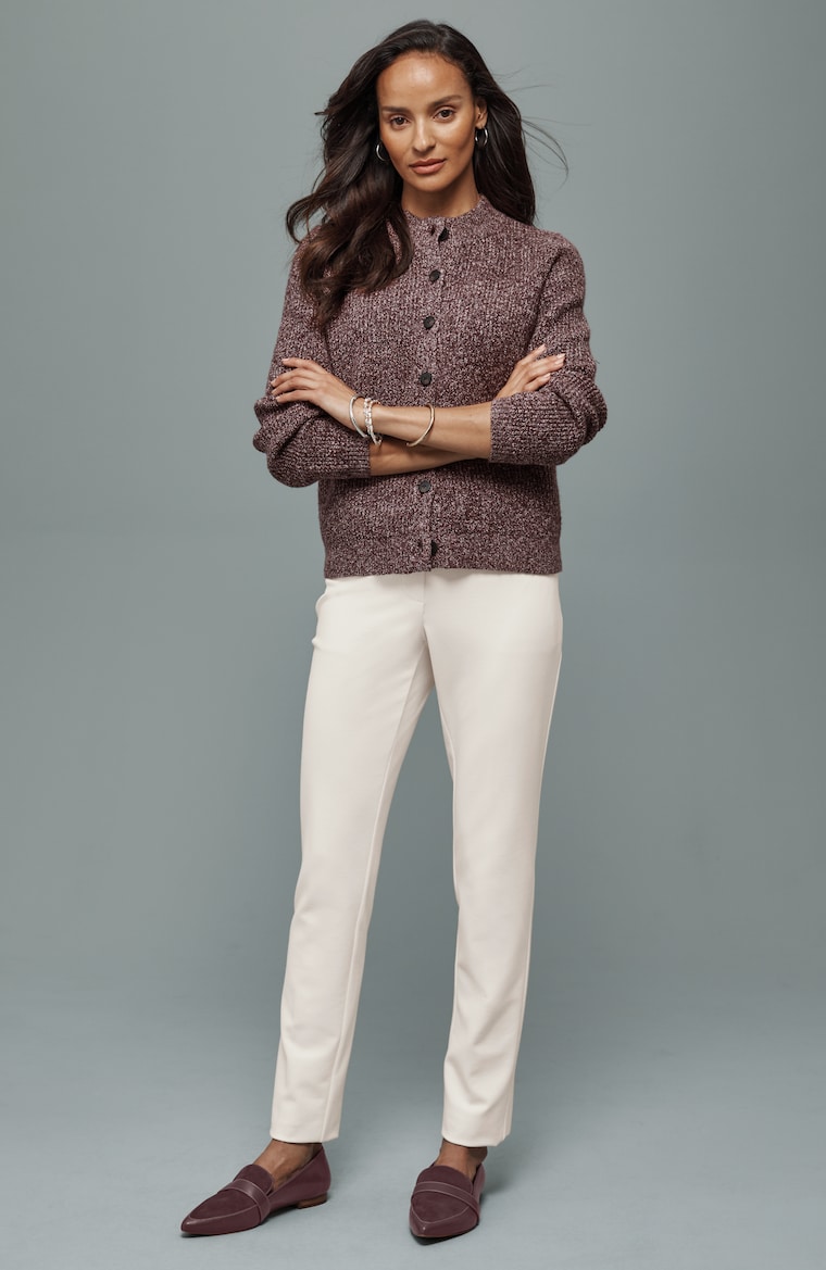 Primary view of the ponte slim-leg pant