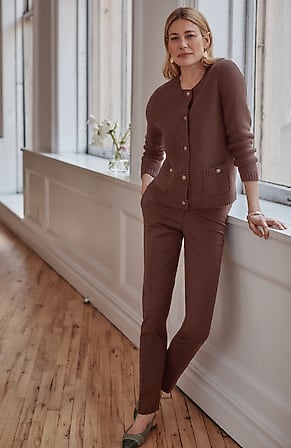 Image for Ponte Slim-Leg Pant