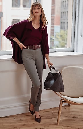 Image for Ponte Slim-Leg Pant