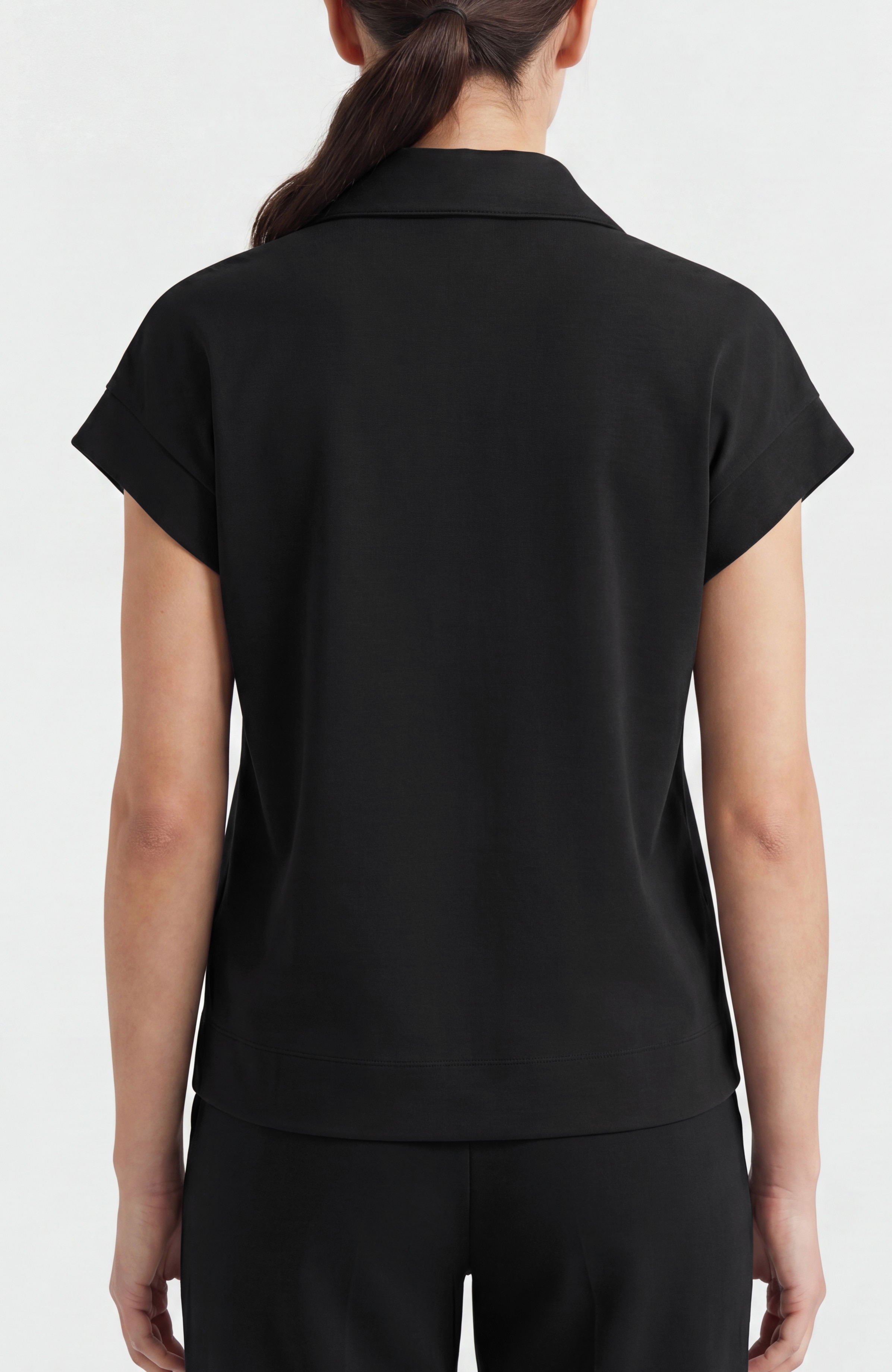 Elevation Knit Collared Top