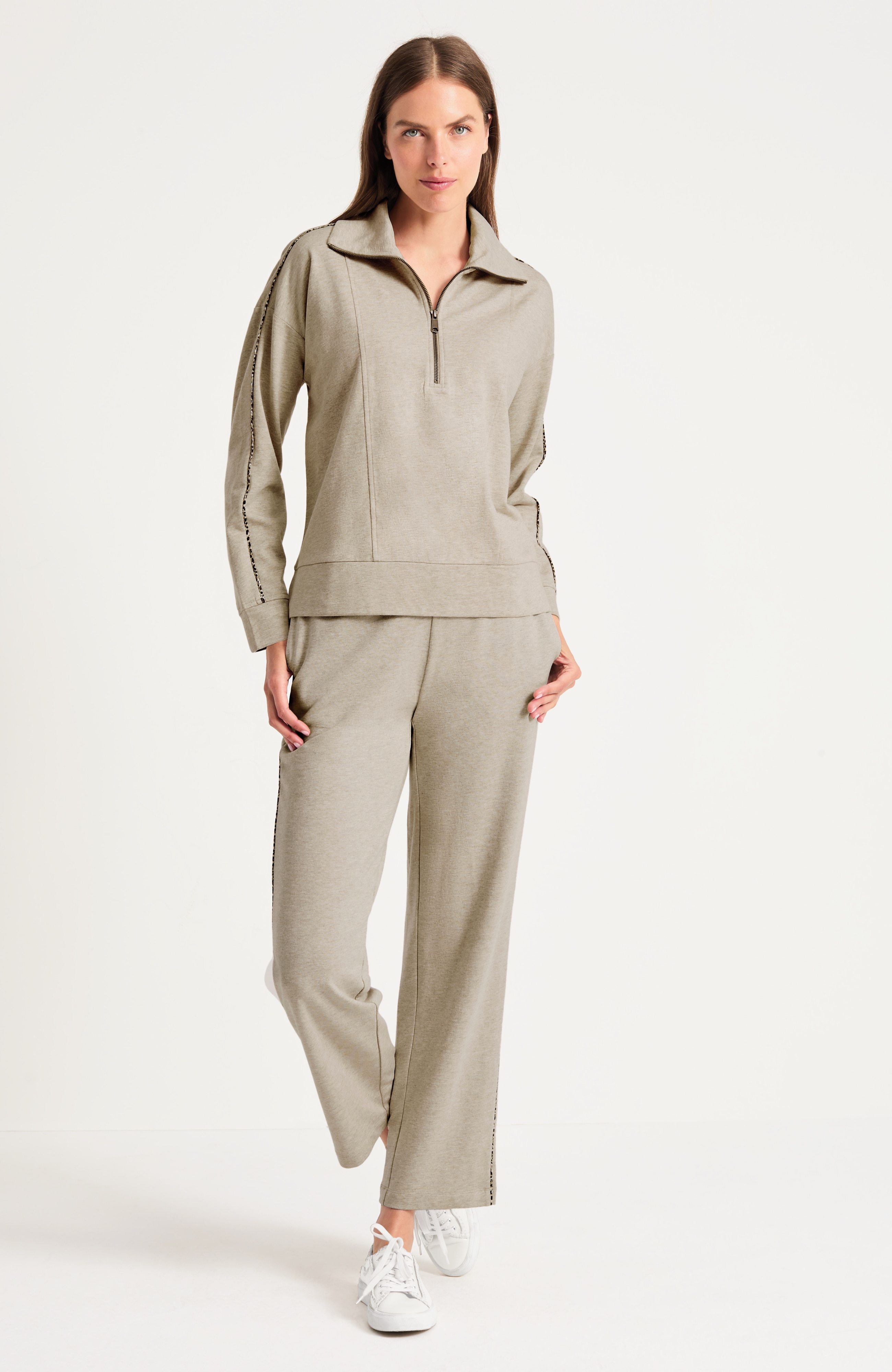 French Terry Piped Top