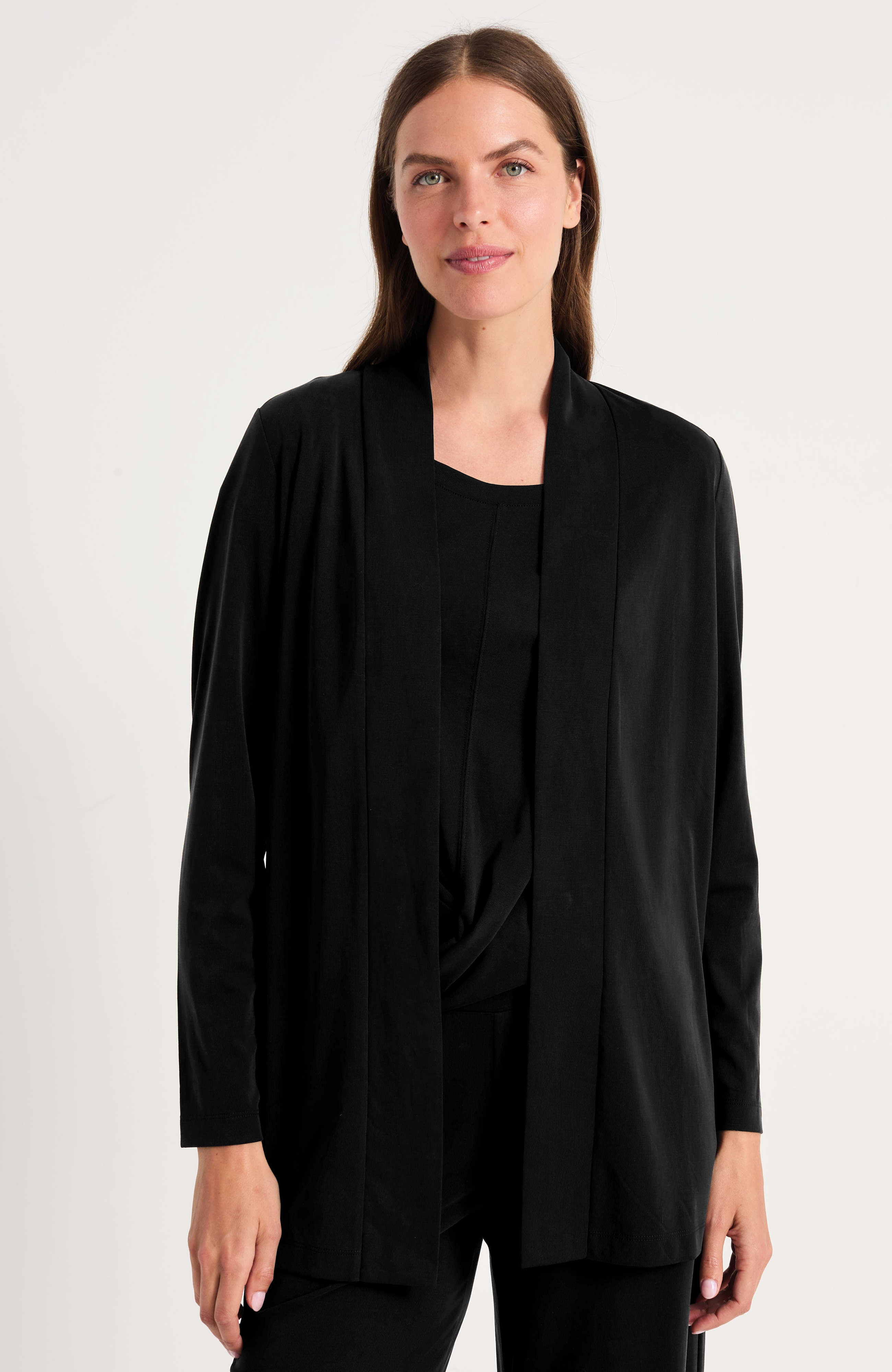 Sandwashed Long Cardi