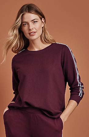 Image for Contrast-Trim Pullover