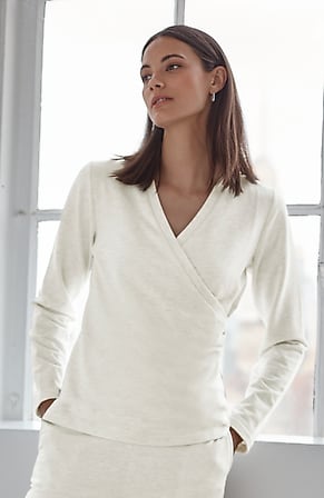 Image for Fleece Wrap Top
