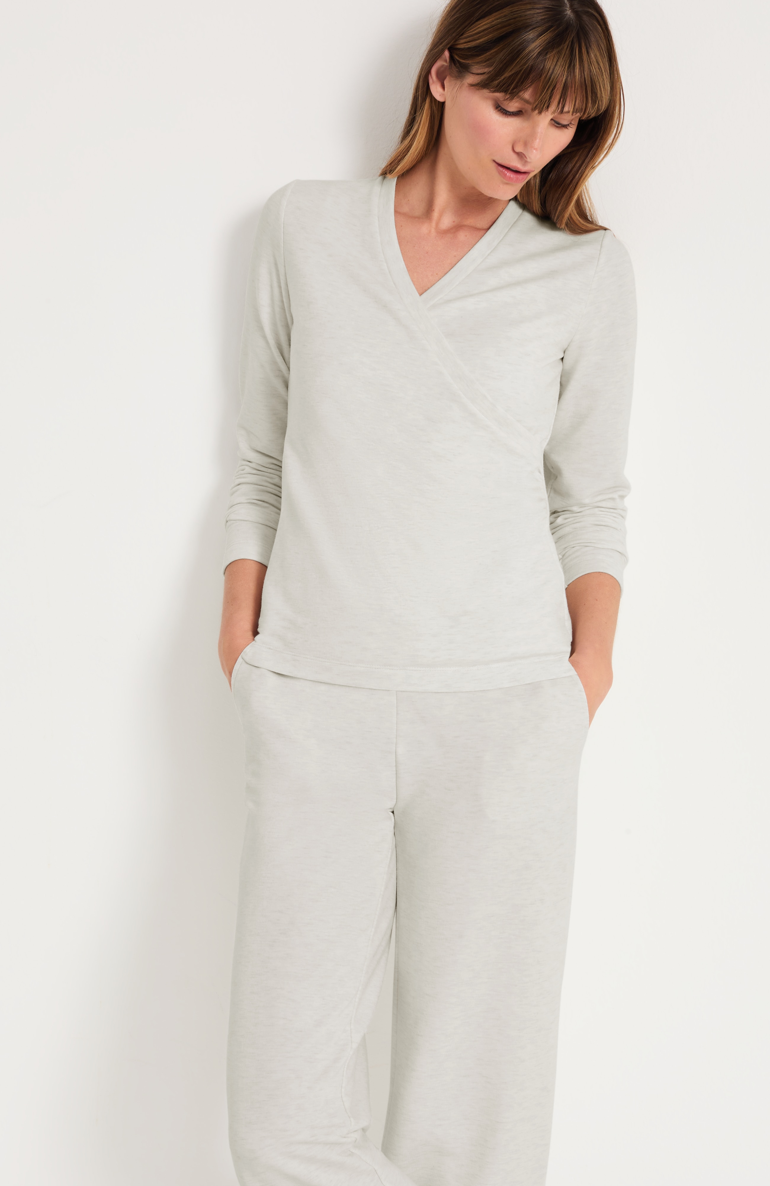 Fleece Wrap Top