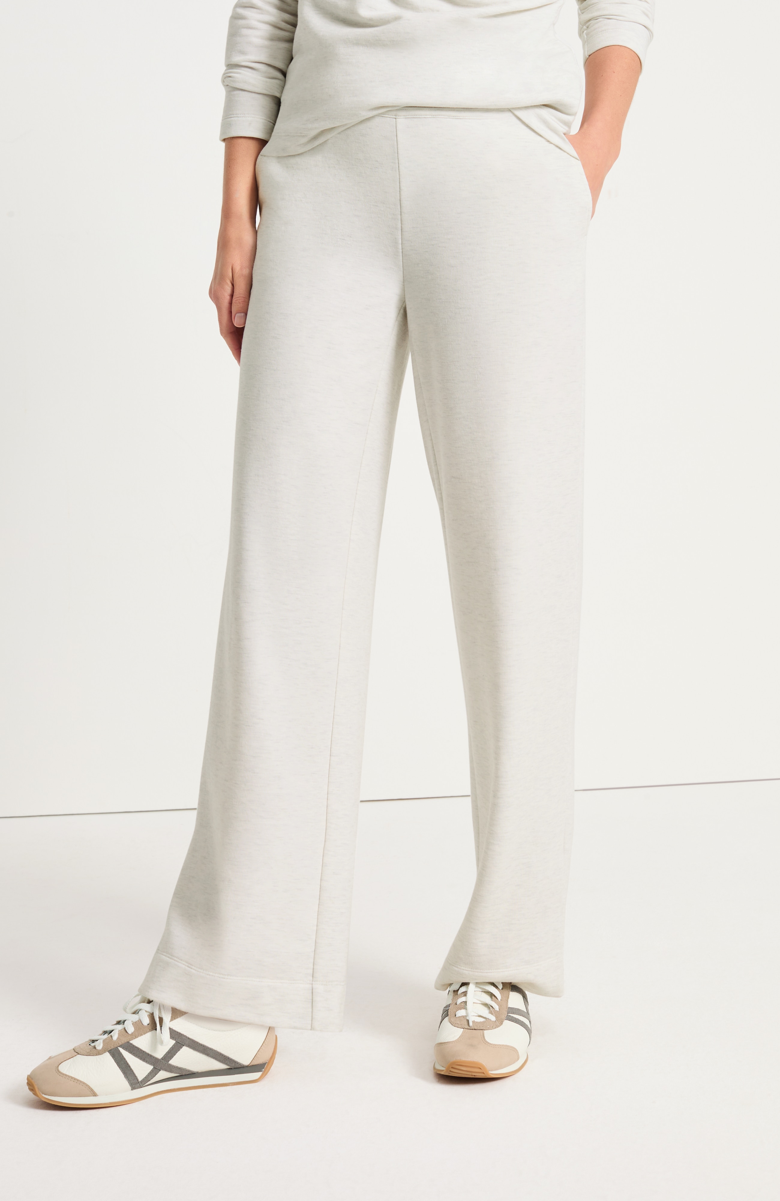 Fleece Wide-Hem Pant